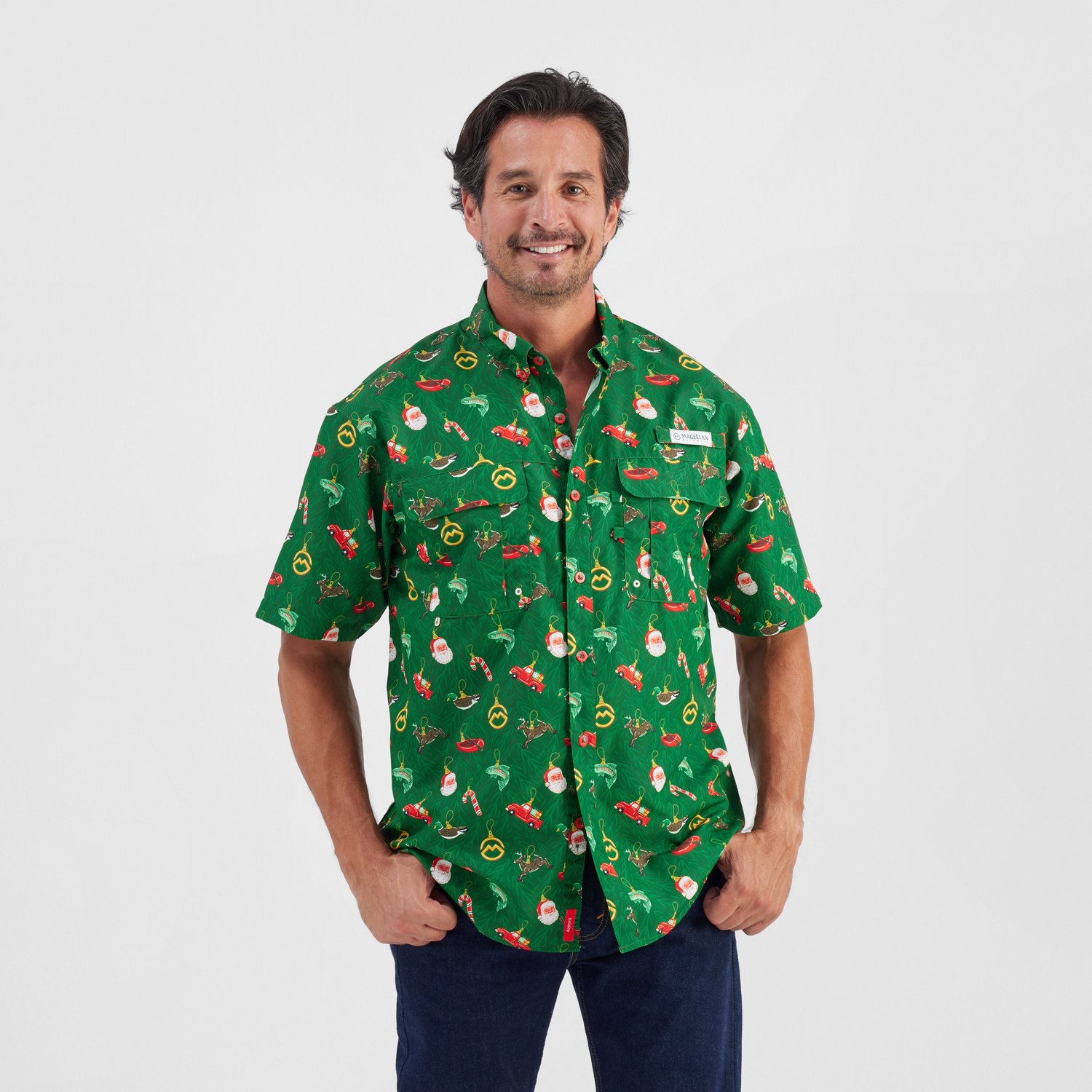 Magellan Outdoors Fishing Shirt Holiday Ornaments Short Sleeve T-shirt