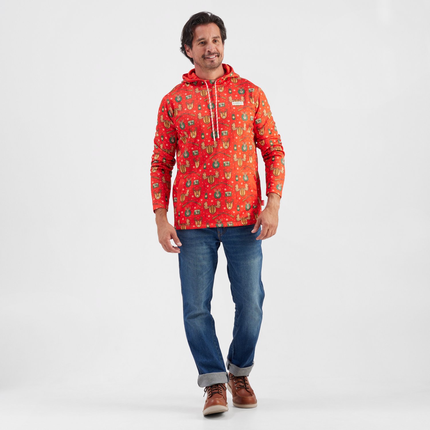 Magellan Outdoors Men's Mag M Holiday Hunting Wall Fleece Hoodie - view number 2
