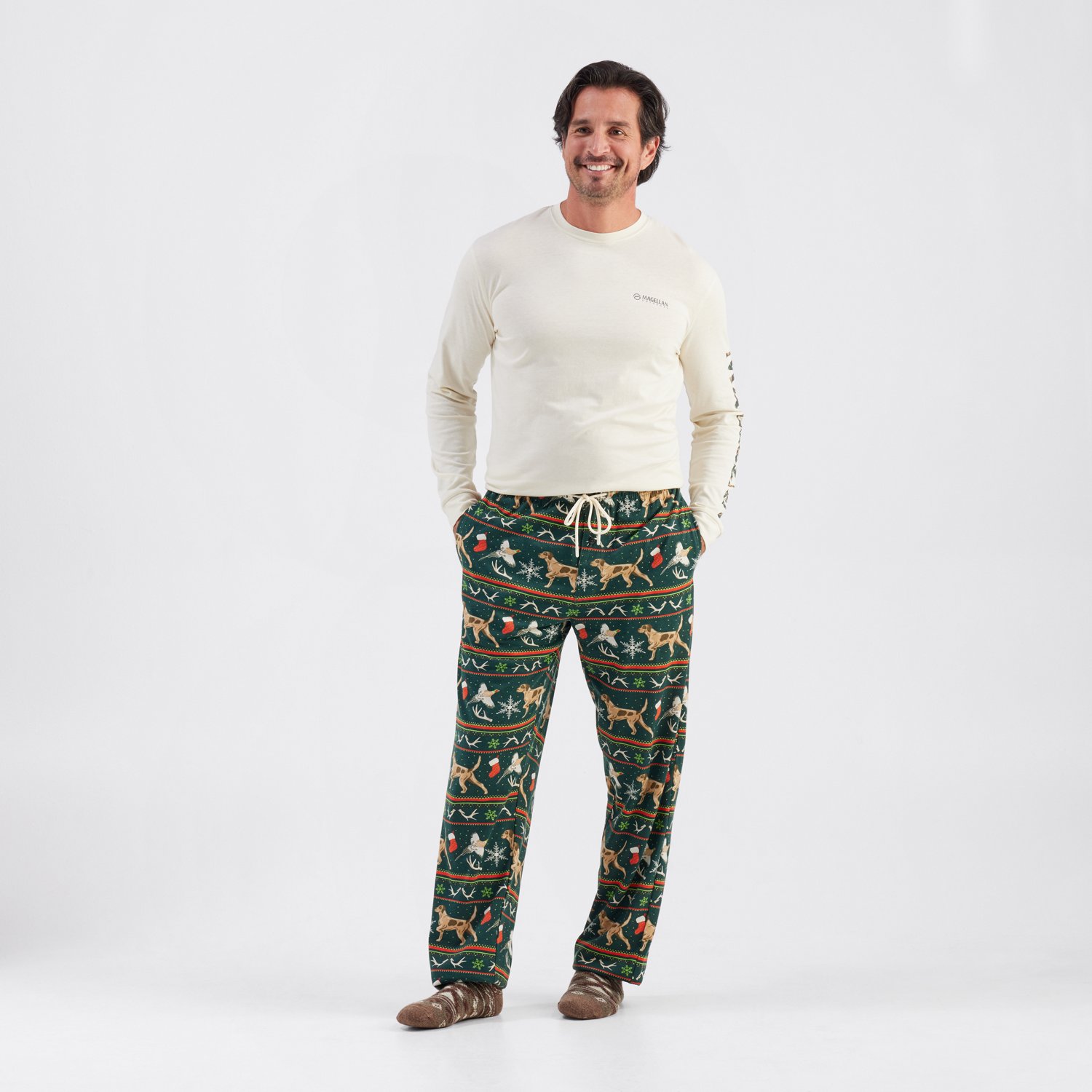 Magellan Outdoors Holiday Fair Isle Lounge Pants - view number 2