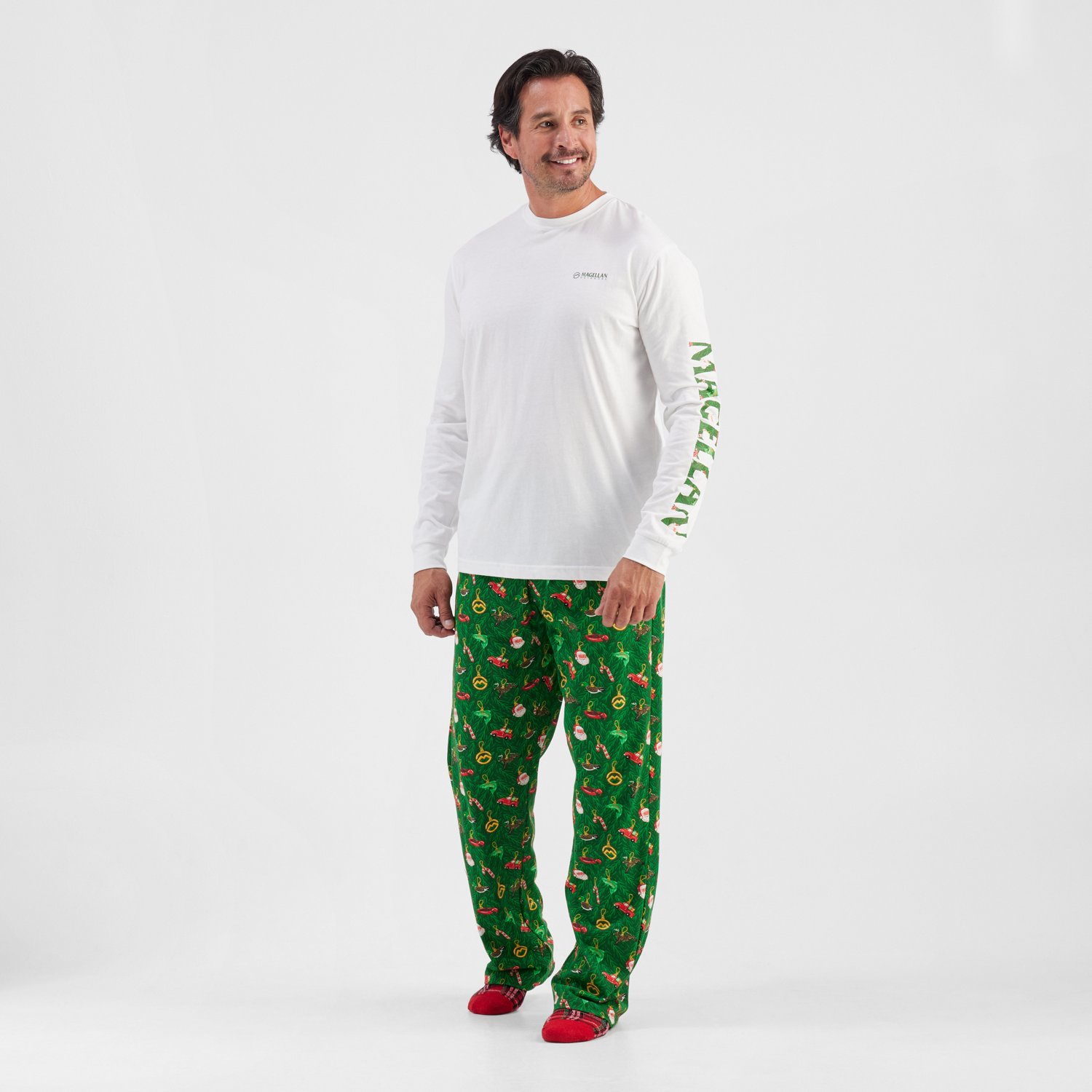 Magellan Outdoors Men's Grotto Falls Holiday Ornaments Long Sleeve T-shirt - view number 2