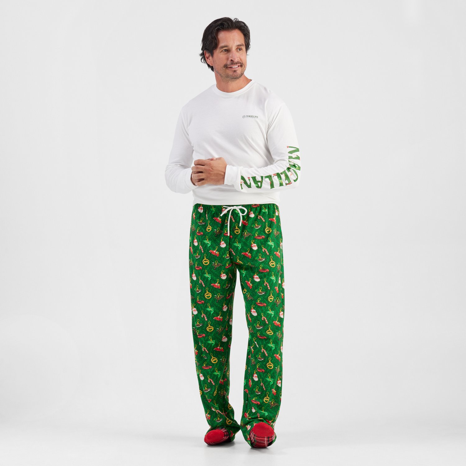 Magellan Outdoors Holiday Ornaments Lounge Pants - view number 2