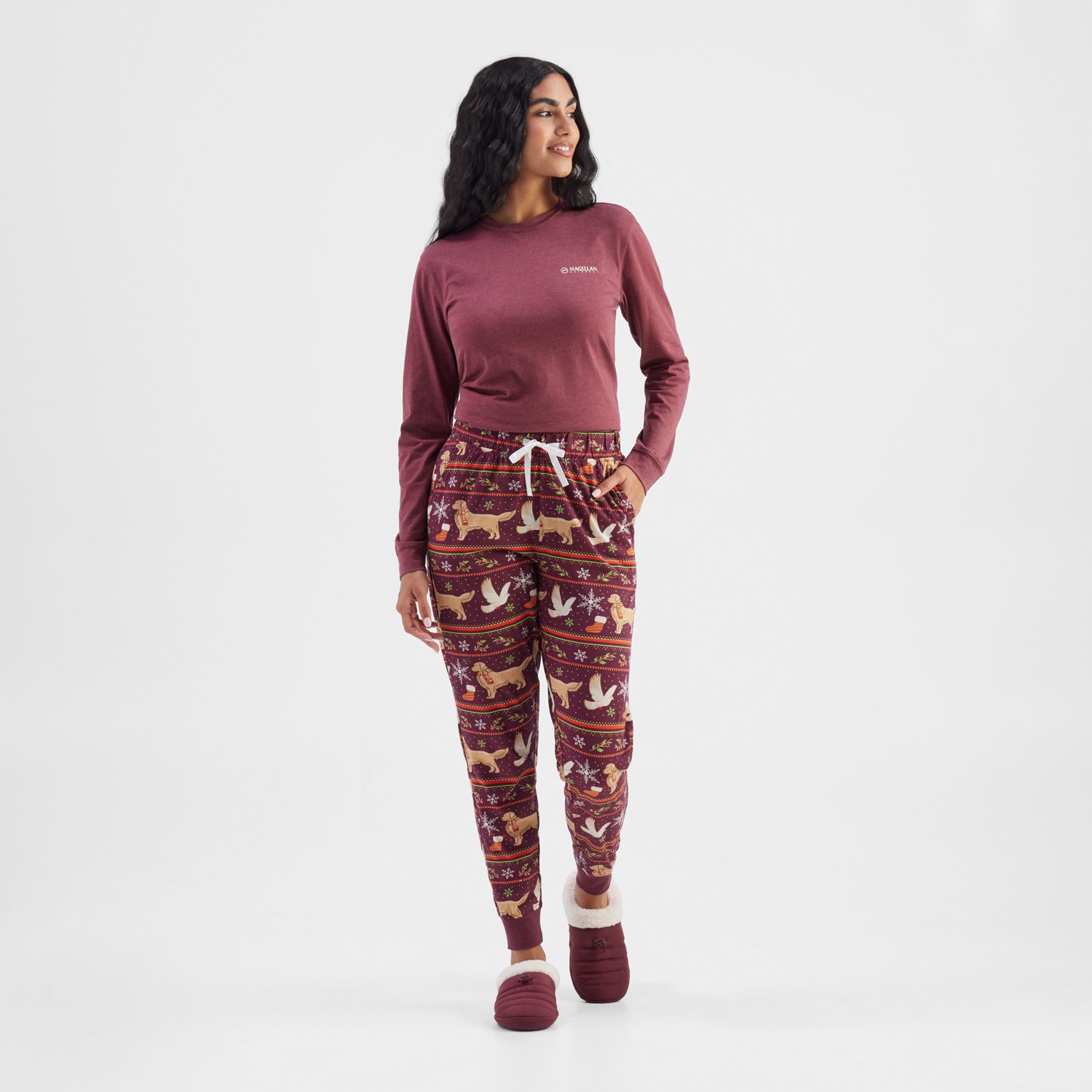 Magellan Outdoors Holiday Fair Isle Joggers - view number 2