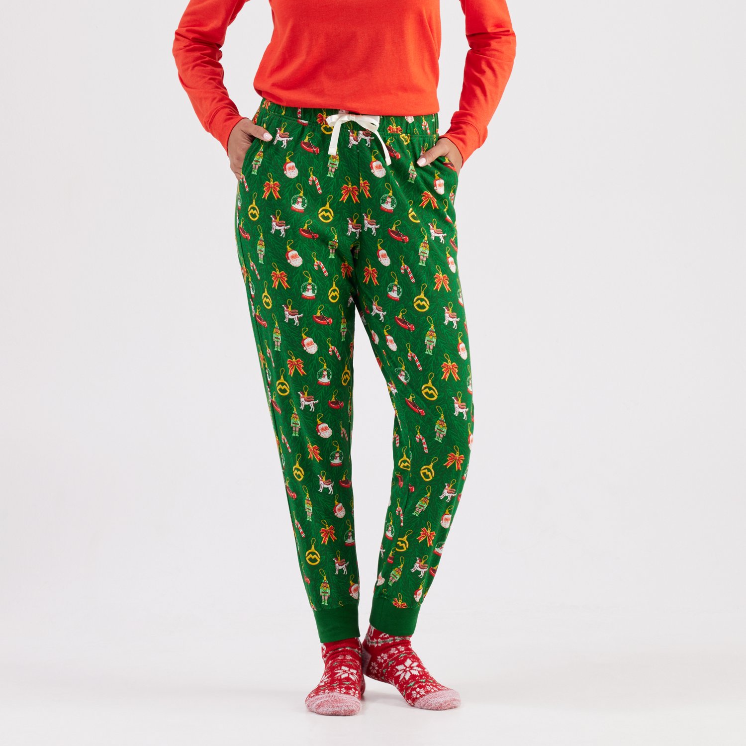 Magellan Outdoors Holiday Ornaments Lounge Joggers