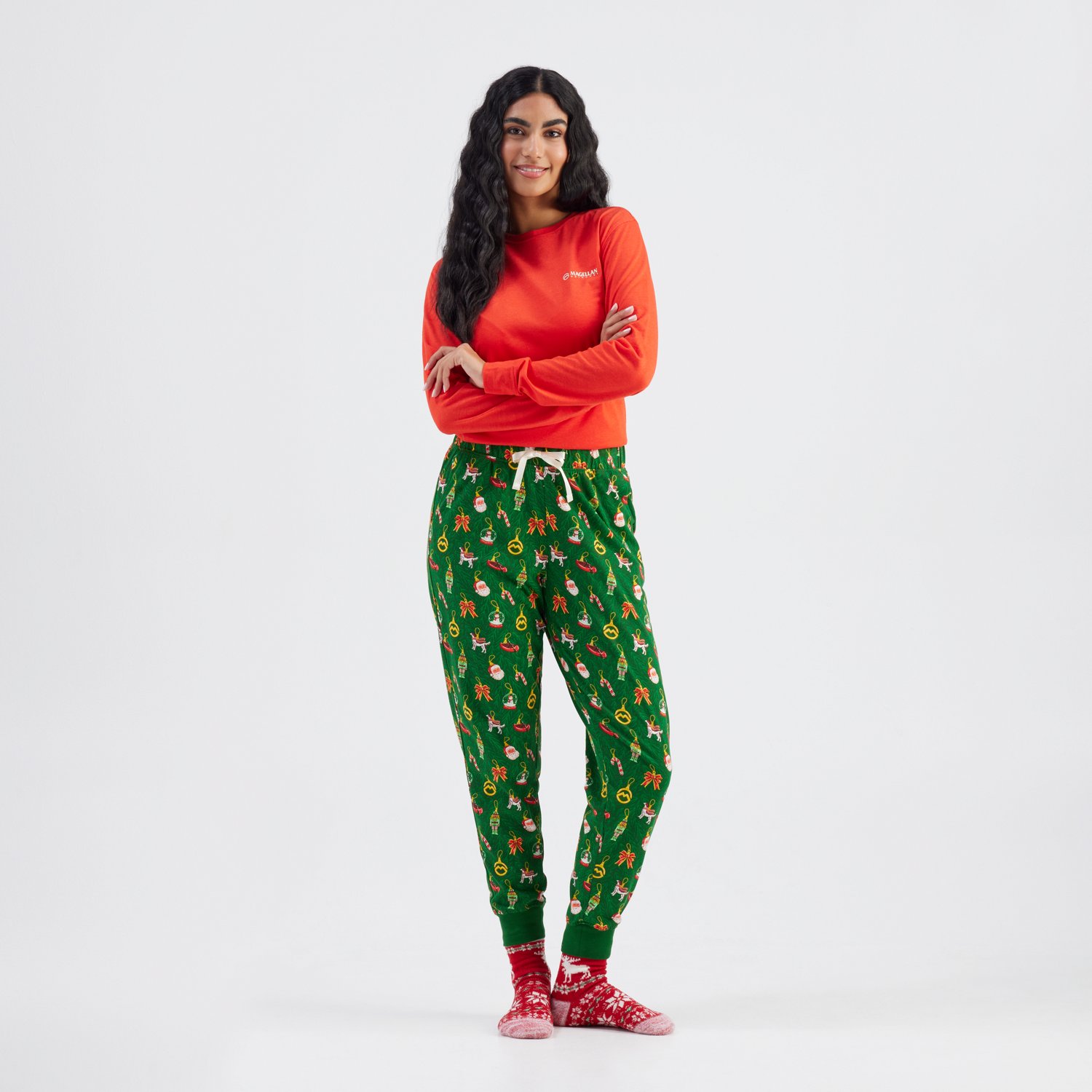 Magellan Outdoors Holiday Ornaments Lounge Joggers - view number 2
