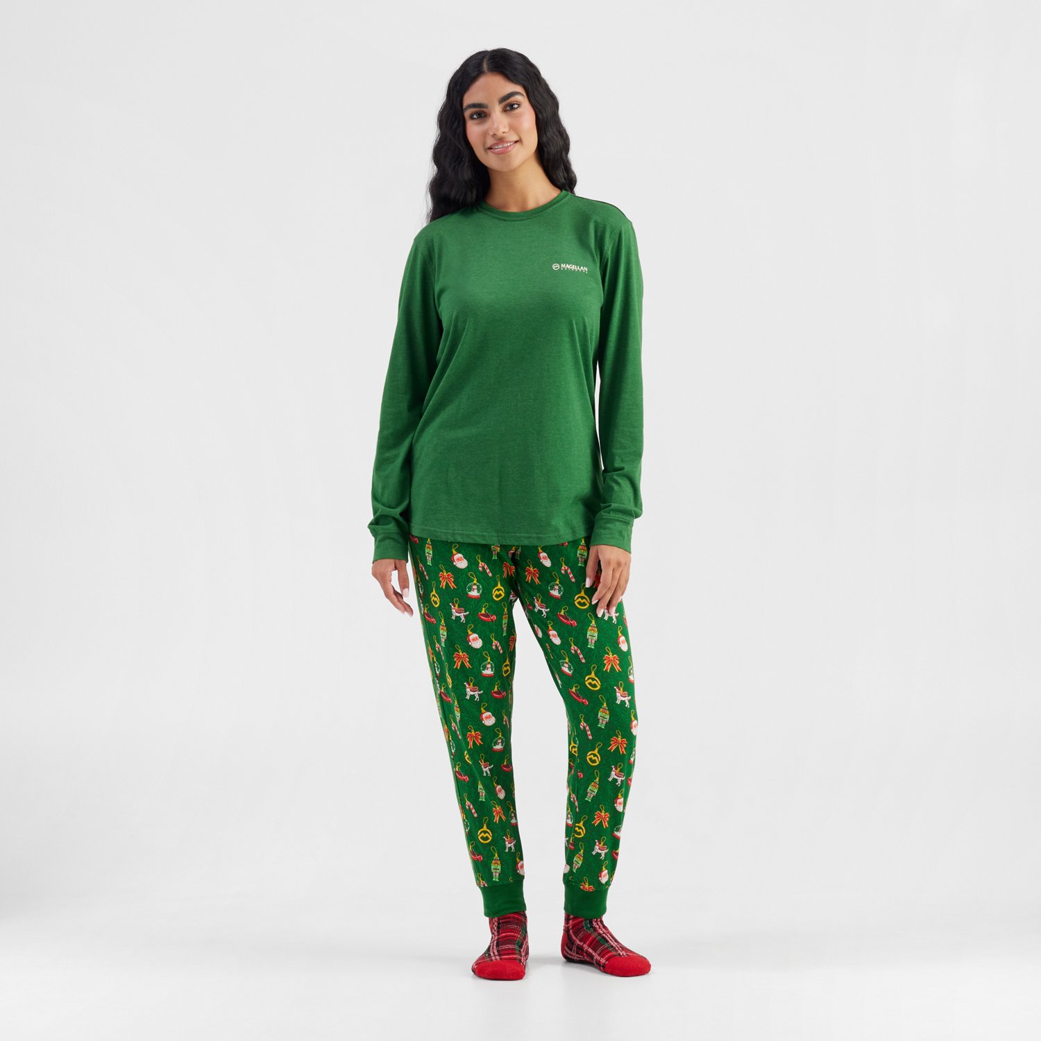 Magellan Outdoors Women's Grotto Falls Holiday Ornament Long Sleeve T-shirt - view number 2