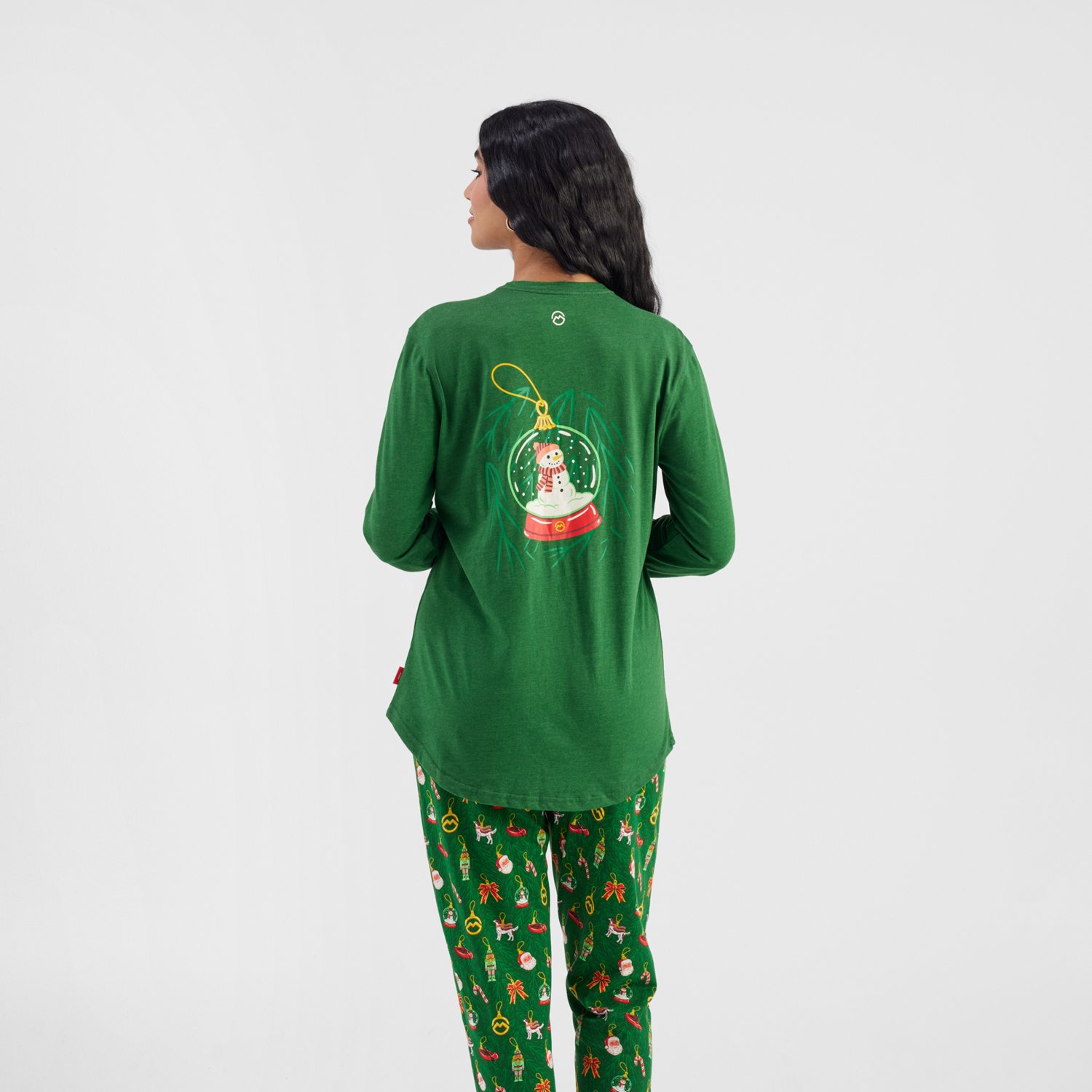 Magellan Outdoors Women's Grotto Falls Holiday Ornament Long Sleeve T-shirt