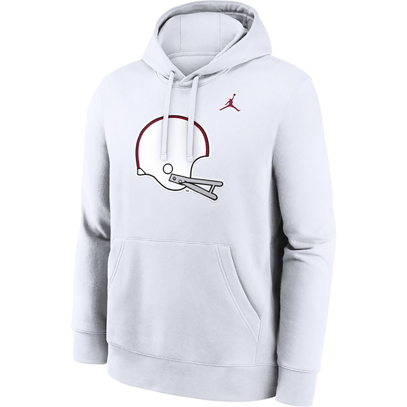 Nike Men's University of Oklahoma Football Helmet Club Hoodie