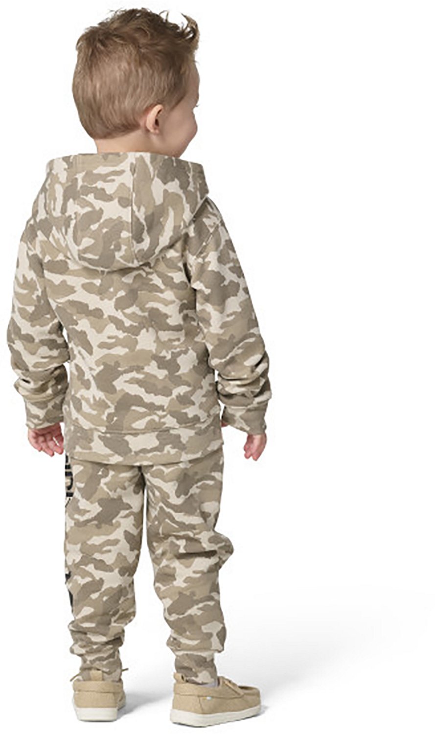 Carhartt Boys' 2-Piece Long Sleeve Hooded Printed Sweatshirt and Elastic Waistband Fleece Pant Set - view number 2