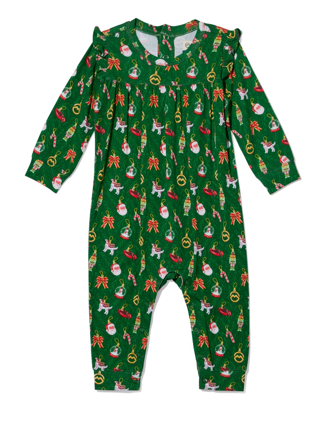 Magellan Outdoors Girls' Infant Holiday Ornament Long Sleeve Playset