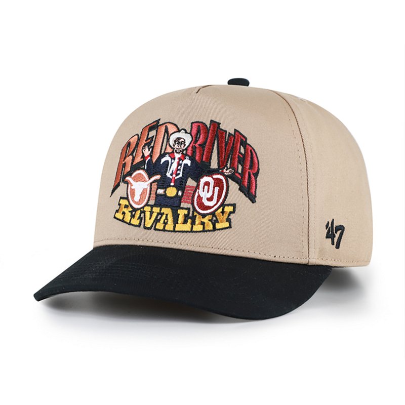 '47 Brand Men's and Women's Khaki/Black Red River Rivalry Hitch Adjustable Hat - Khaki, Black