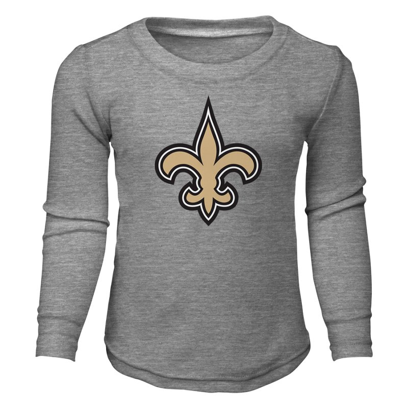 Outerstuff Boys' New Orleans Saints Long Sleeve Tee and Pant Sleep Set
