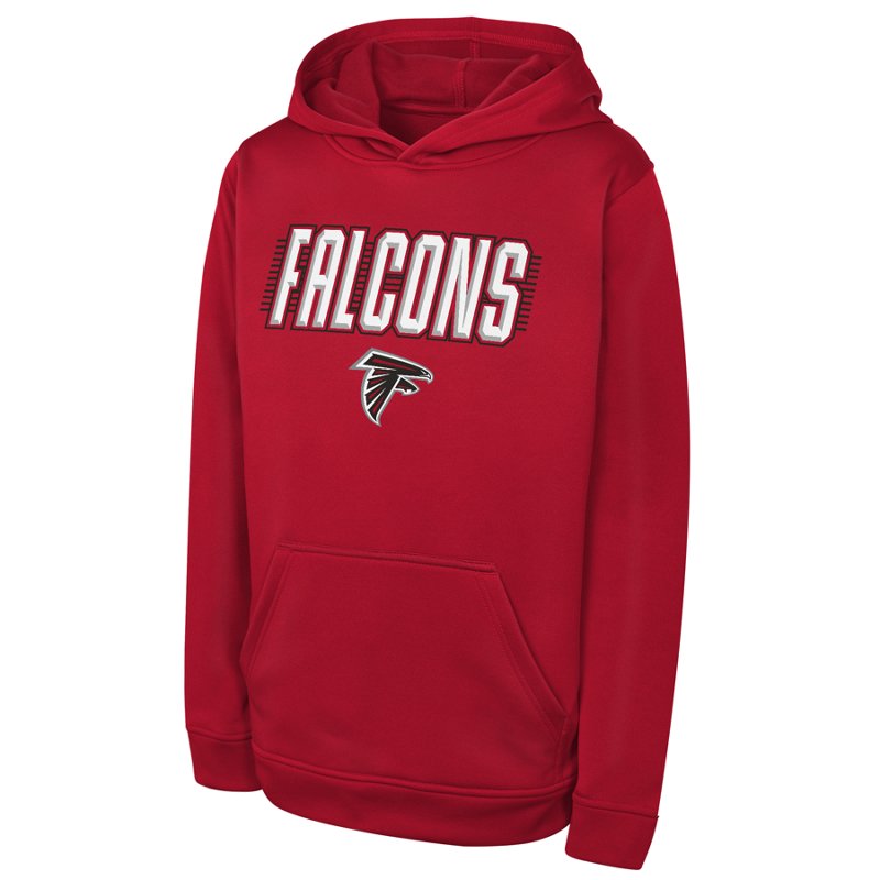 Outerstuff Boys' Atlanta Falcons Sack Party Performance Fleece Hoodie