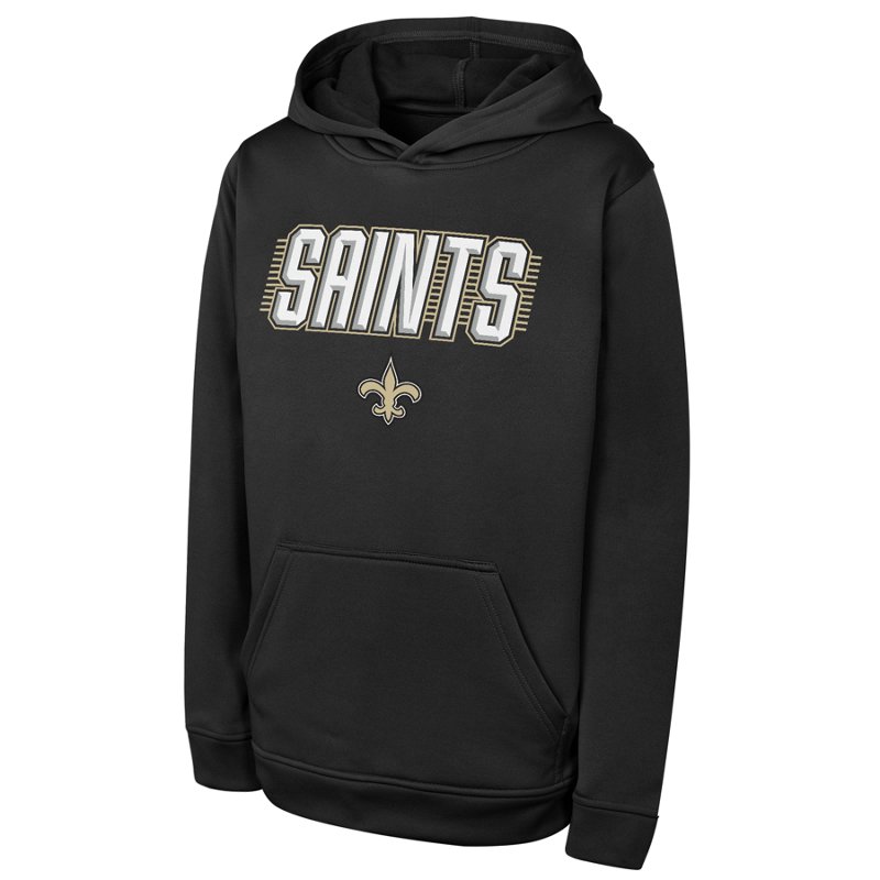Outerstuff Boys' New Orleans Saints Sack Party Performance Fleece Hoodie