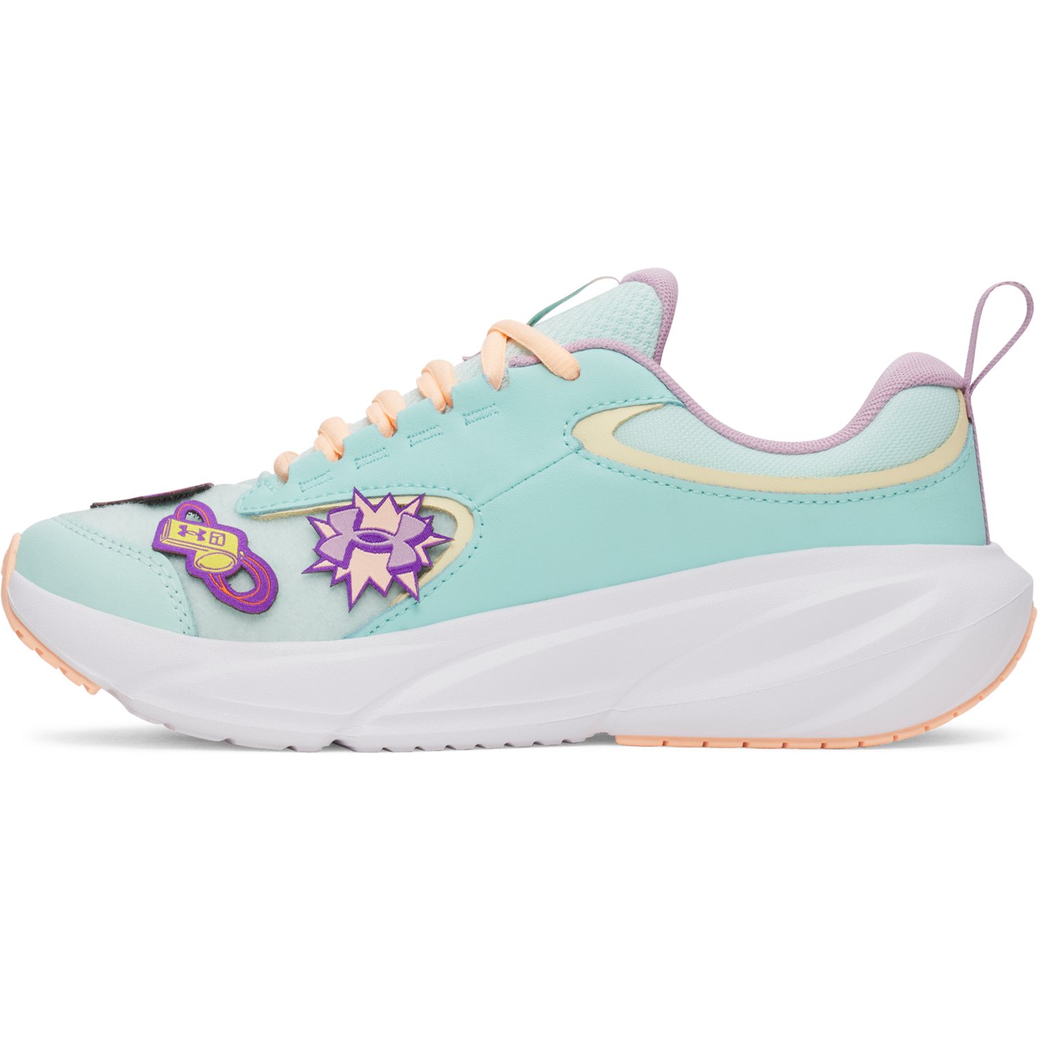 Under Armour Girls' Surge 5 Patches Running Shoes - view number 2