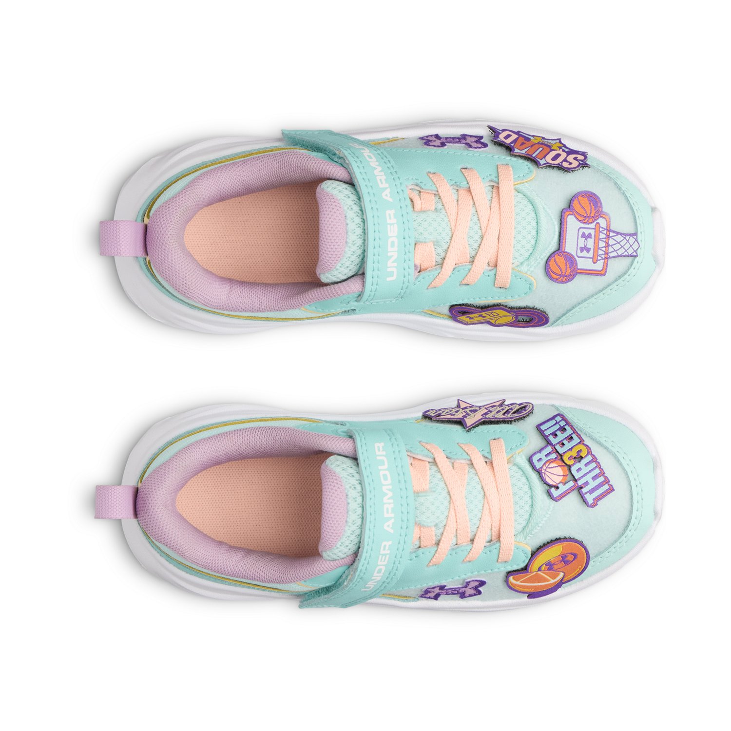 Under Armour Girls' Surge 5 AC Patches Running Shoes - view number 4