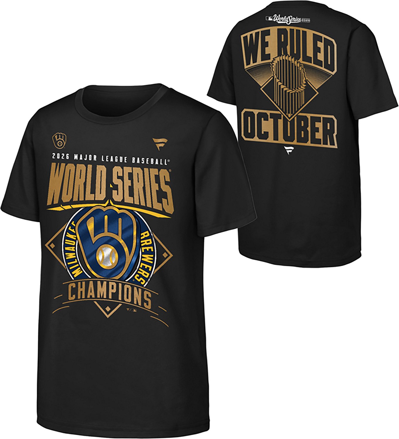 Fanatics Youth Milwaukee Brewers 2026 World Series Championss Locker ...