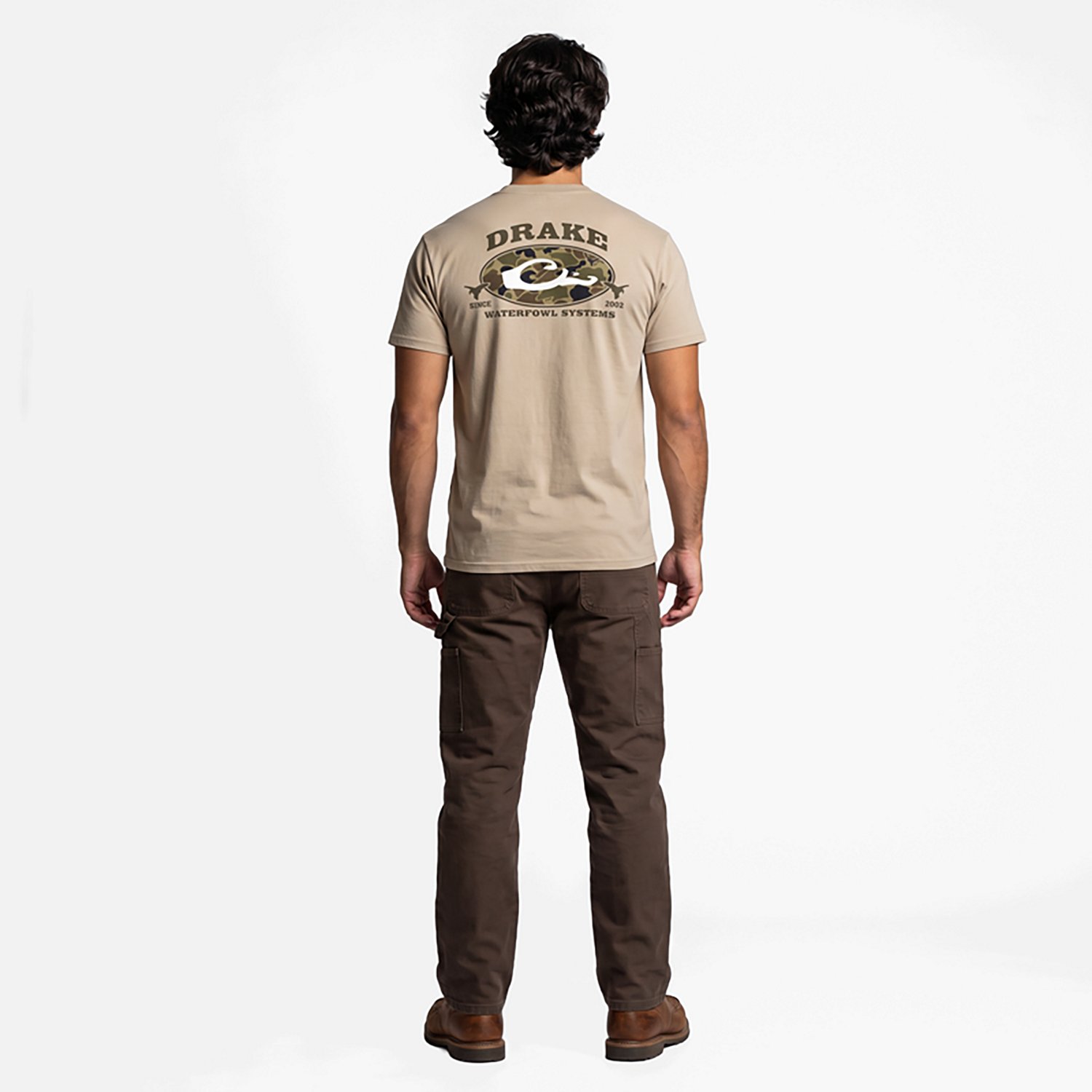 Drake Waterfowl Men's Oval Old School Camo Short Sleeve T-shirt - view number 2