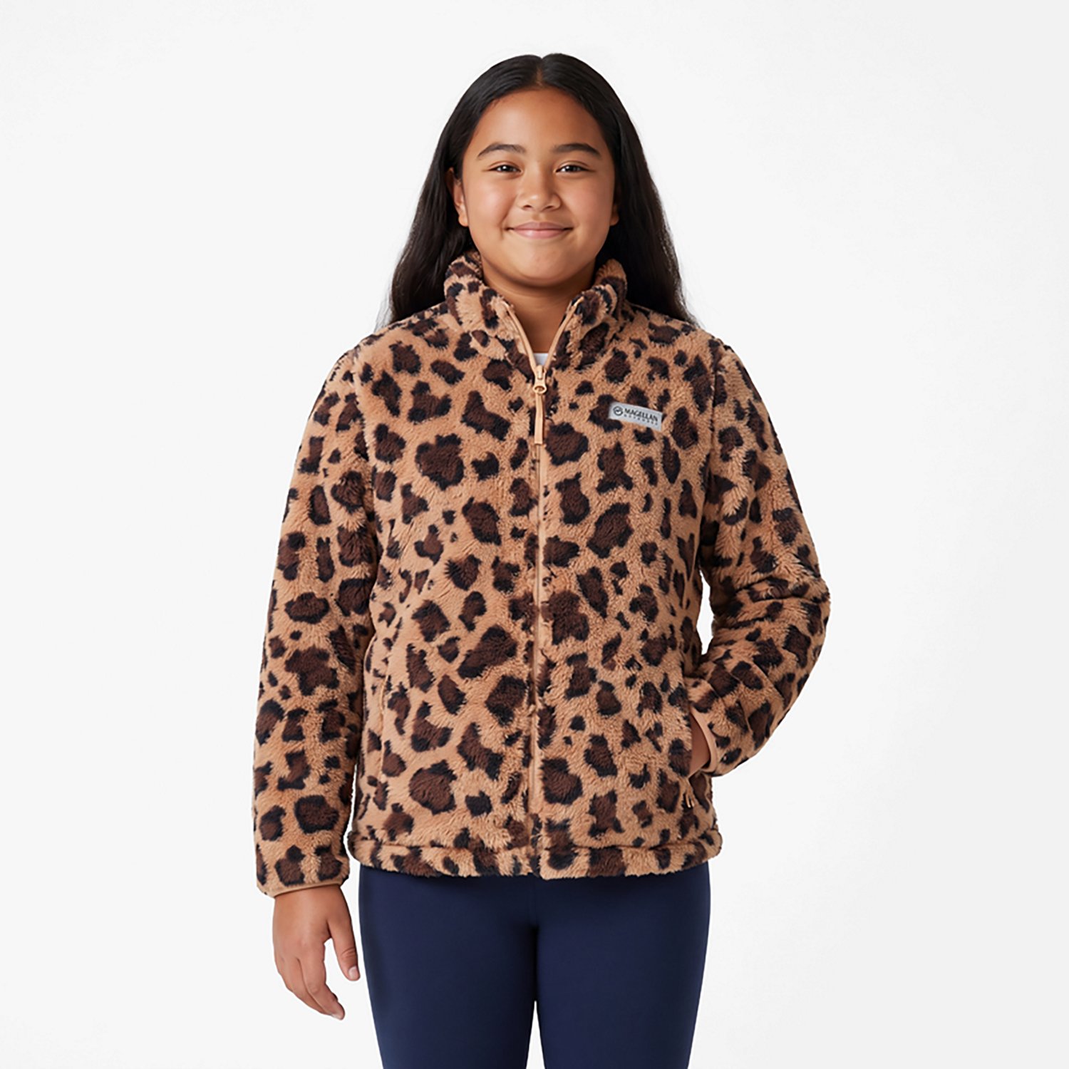 Magellan Outdoors Girls' Campfire Sherpa Fleece Jacket