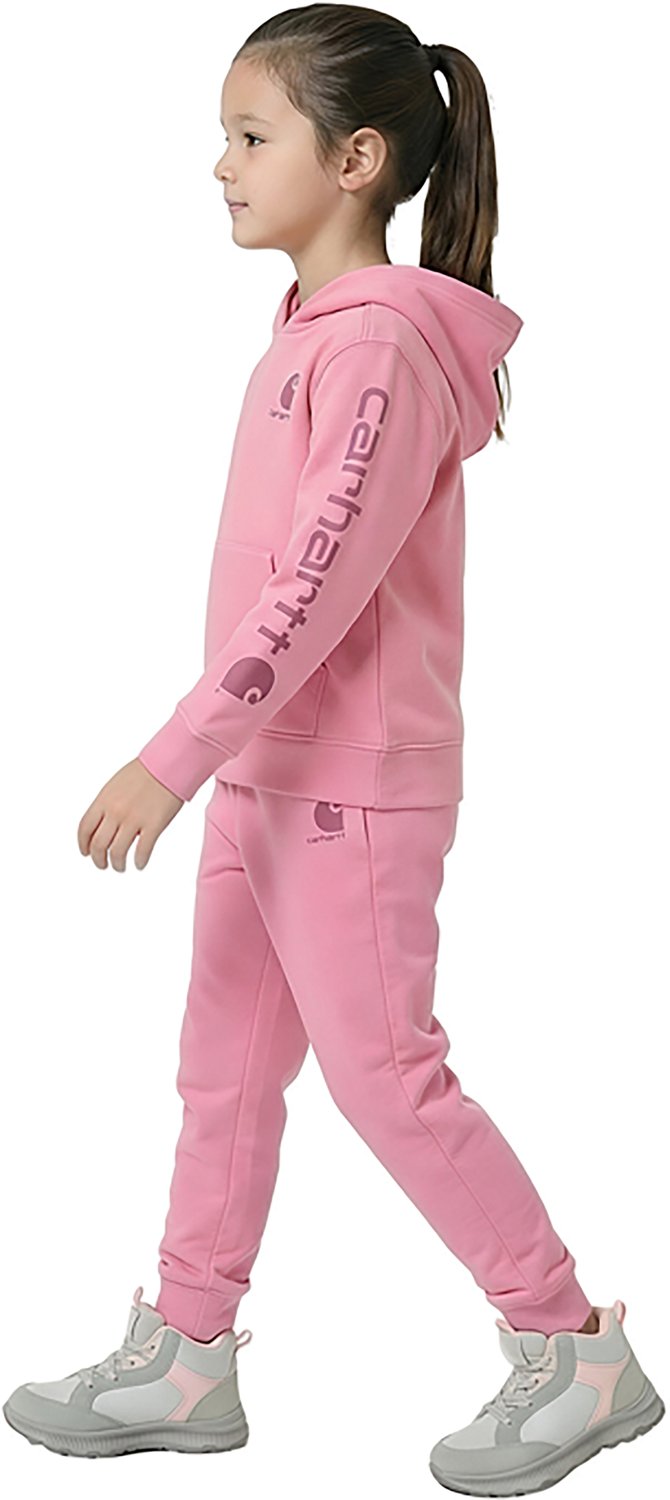 Carhartt Toddler Girls' Long Sleeve Sweatshirt and Fleece Pant Set - view number 4