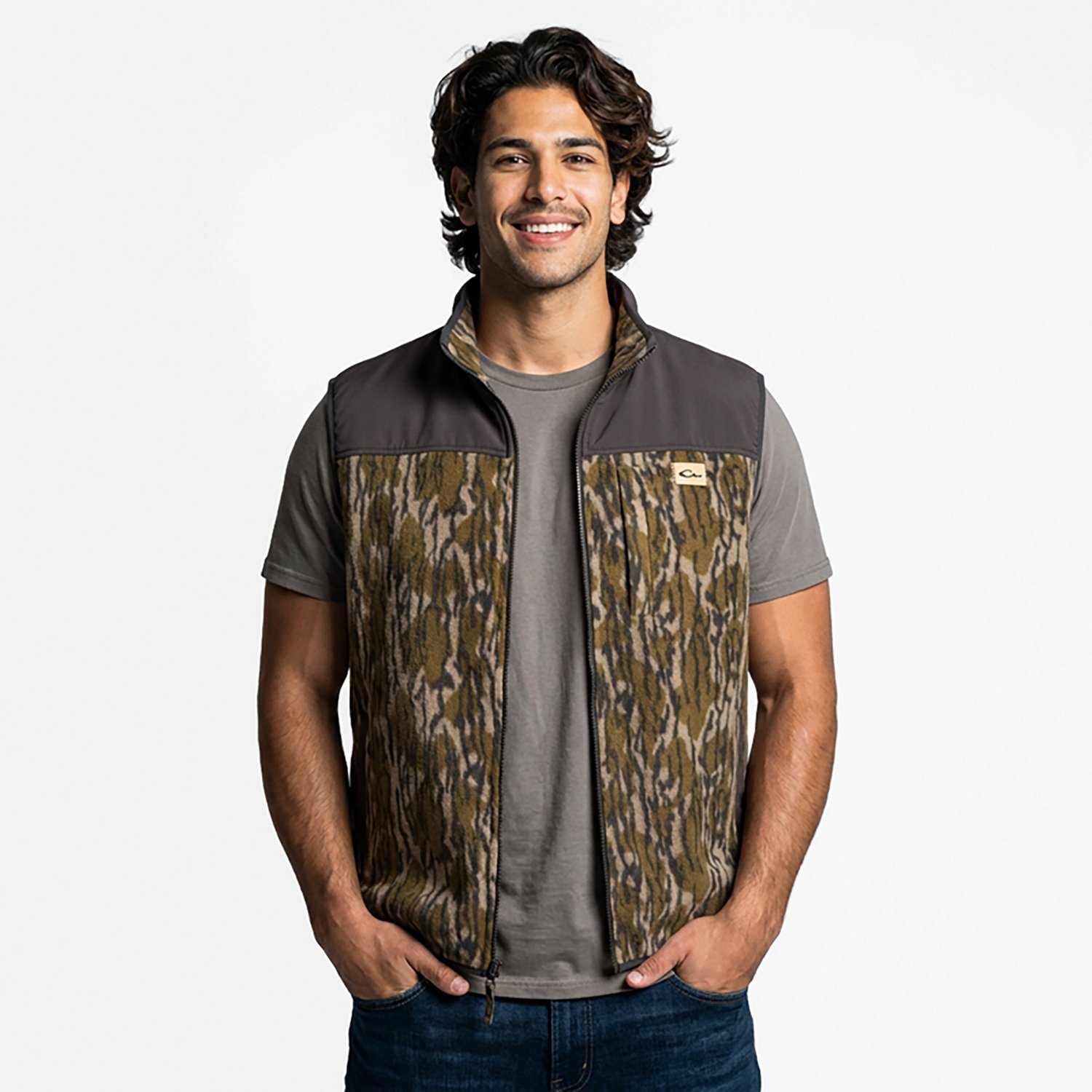 Drake Men's Camp Fleece Vest  - view number 2