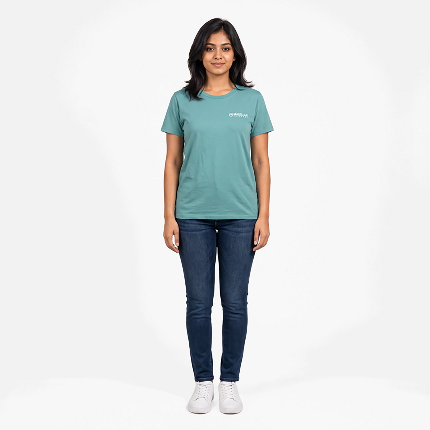Magellan Outdoors Women's Deer Pattern Short Sleeve T-shirt