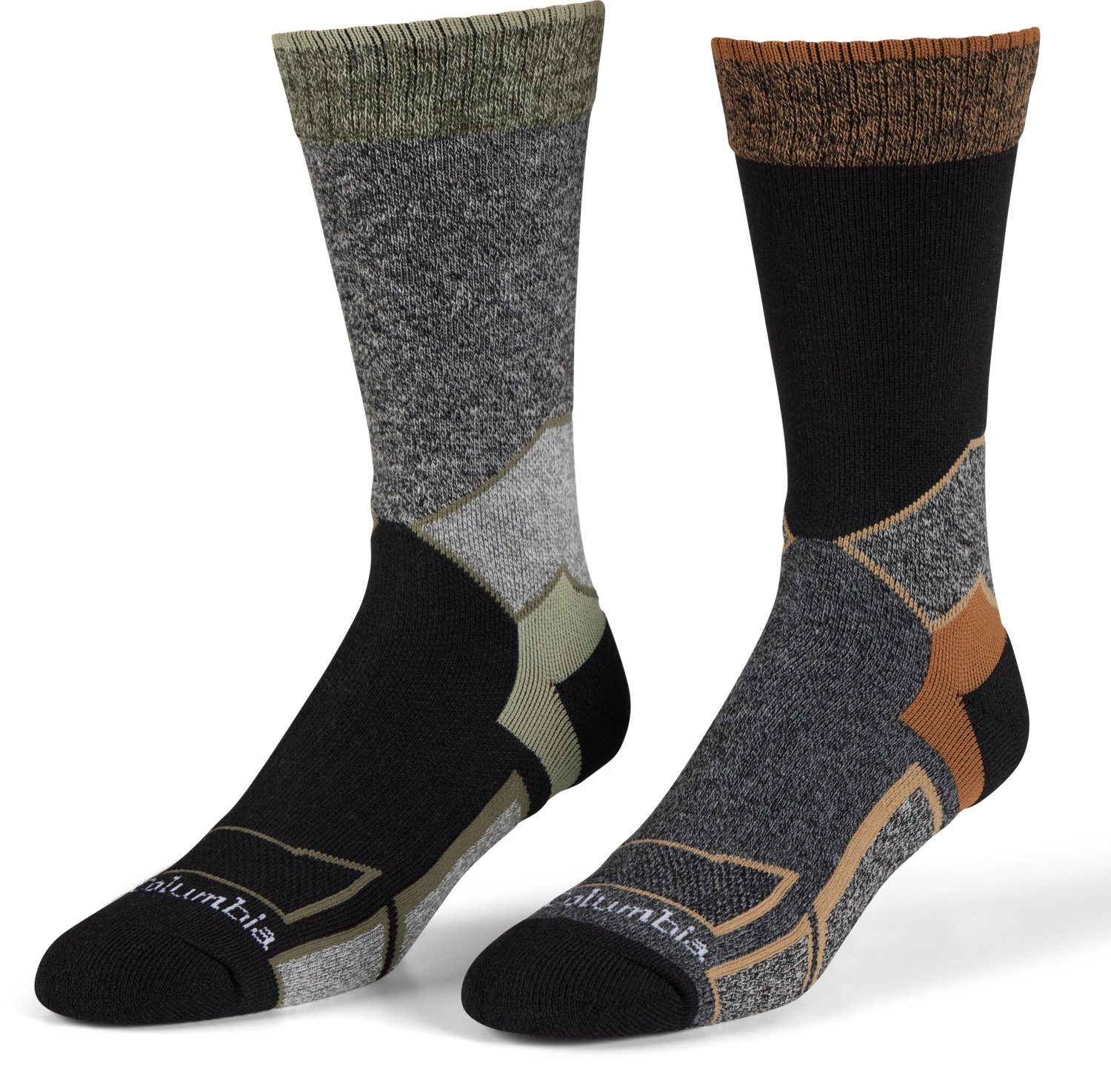 Columbia Sportswear Men's Omni-Wick Hike Crew Sock 2-Pack | Academy