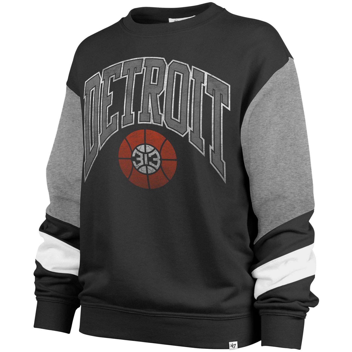 '47 Detroit Pistons 2023/24 City Edition Nova Crew Sweatshirt Academy