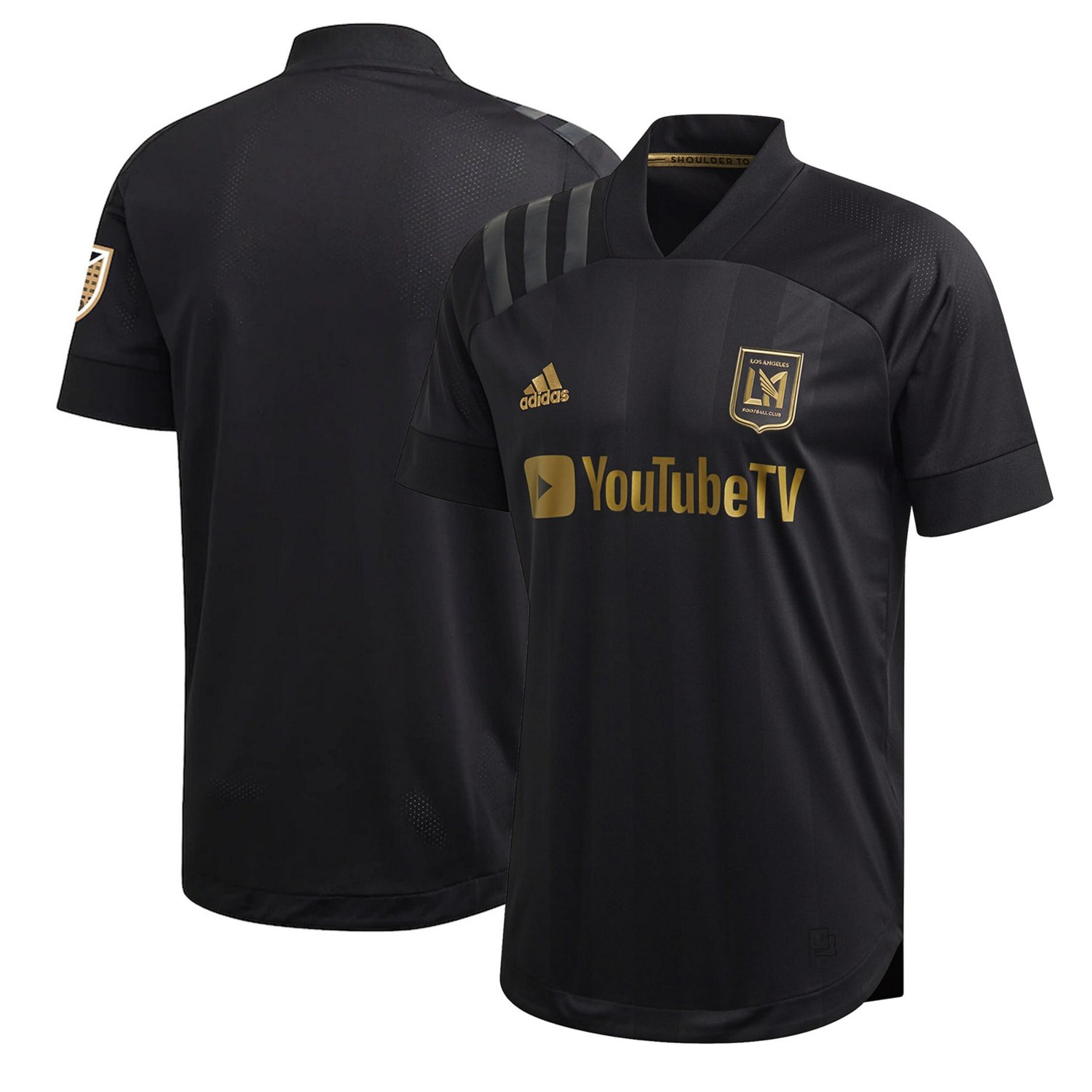 adidas LAFC 2020 Primary Authentic Blank Jersey | Academy