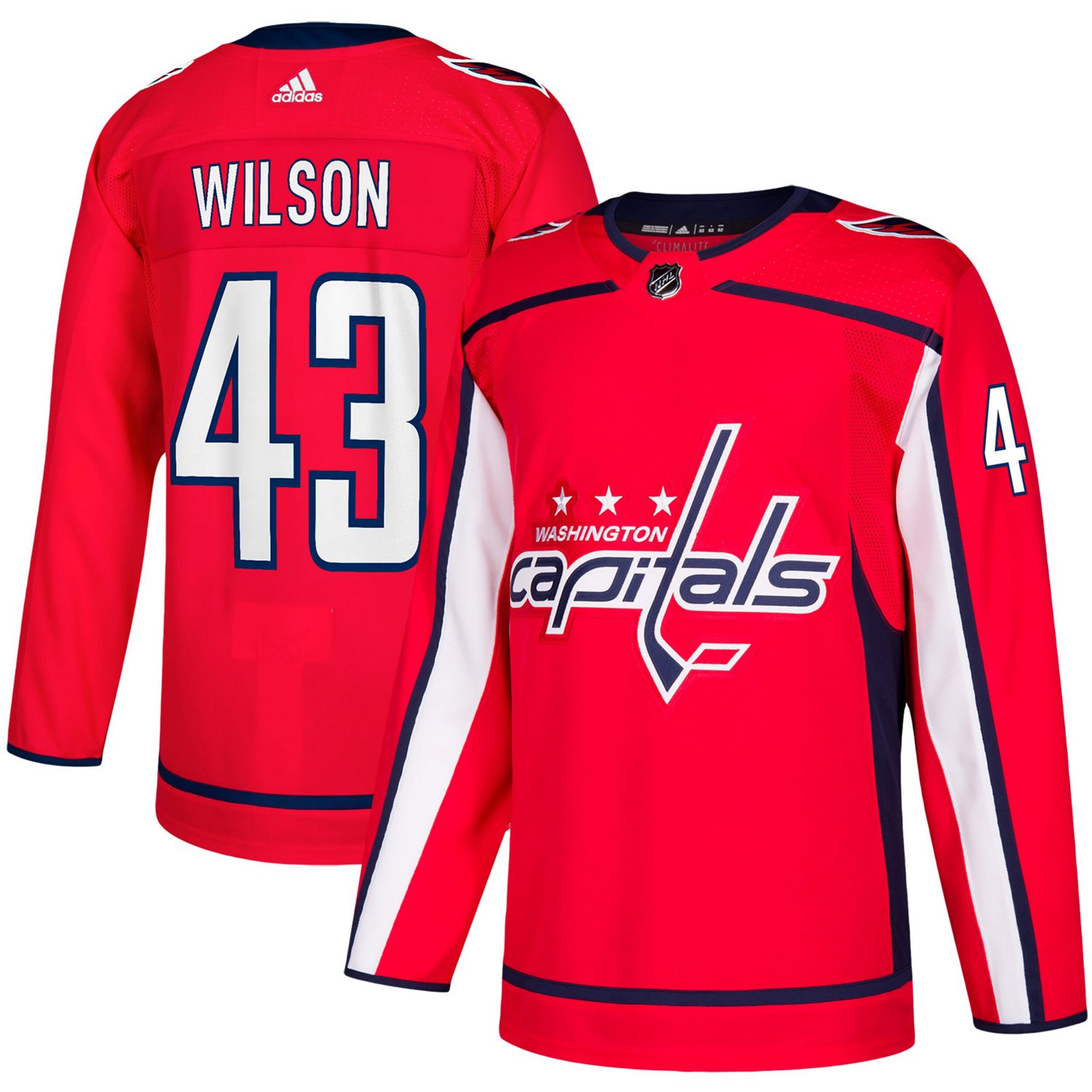 adidas Tom Wilson Washington Capitals Home Authentic Player Jersey ...