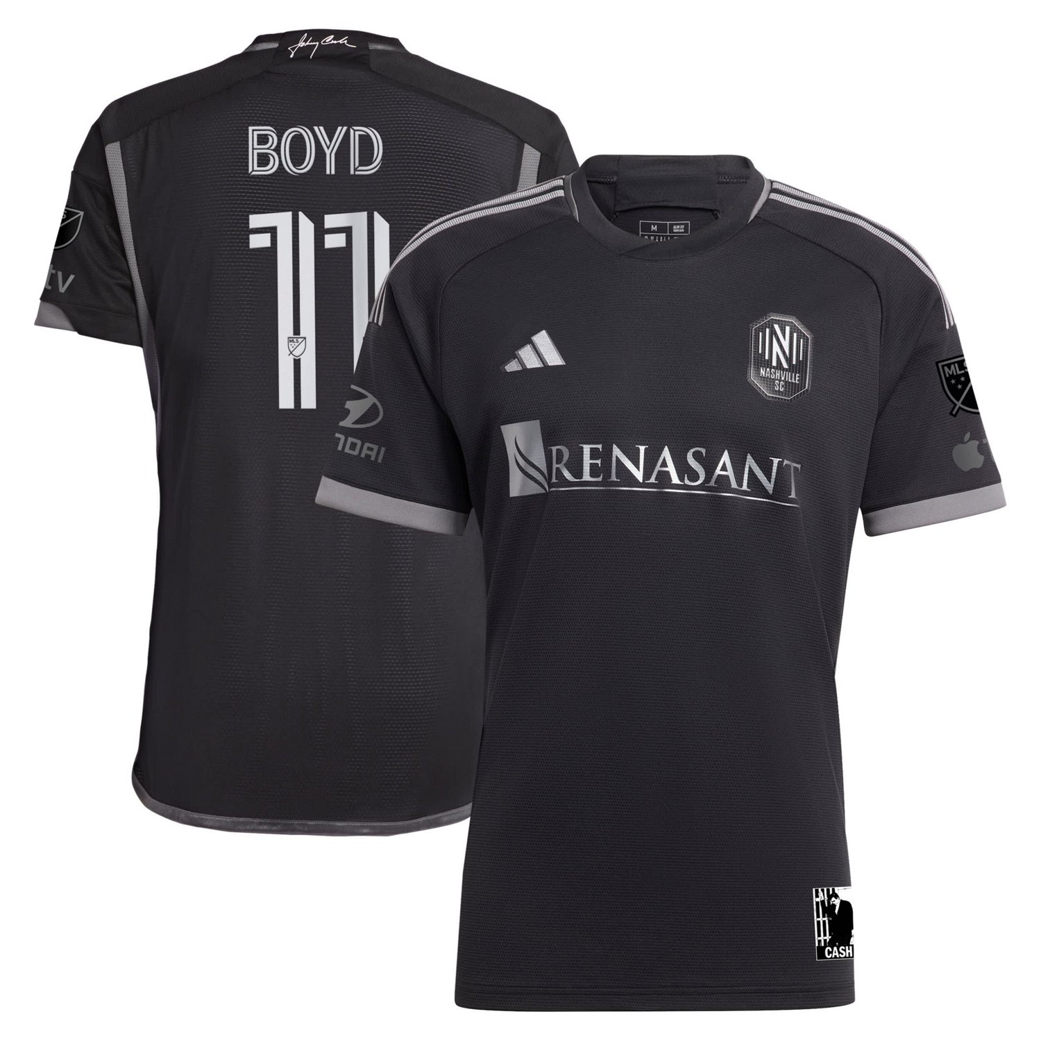 adidas Tyler Boyd Nashville SC 2024 Man In Kit Authentic Player Jersey ...