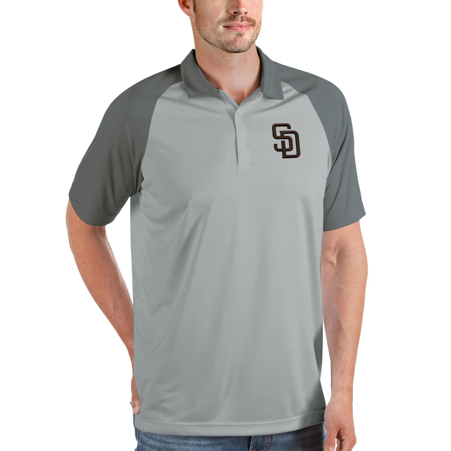 Antigua /Gray San Diego Padres Nova Polo | Academy