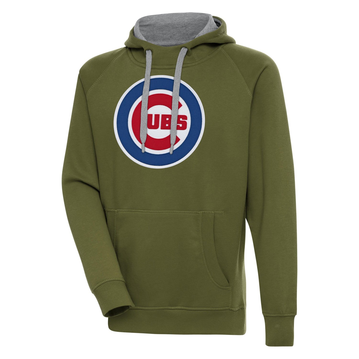 Pull polaire bleu quart zippé Antigua Chicago Cubs manches