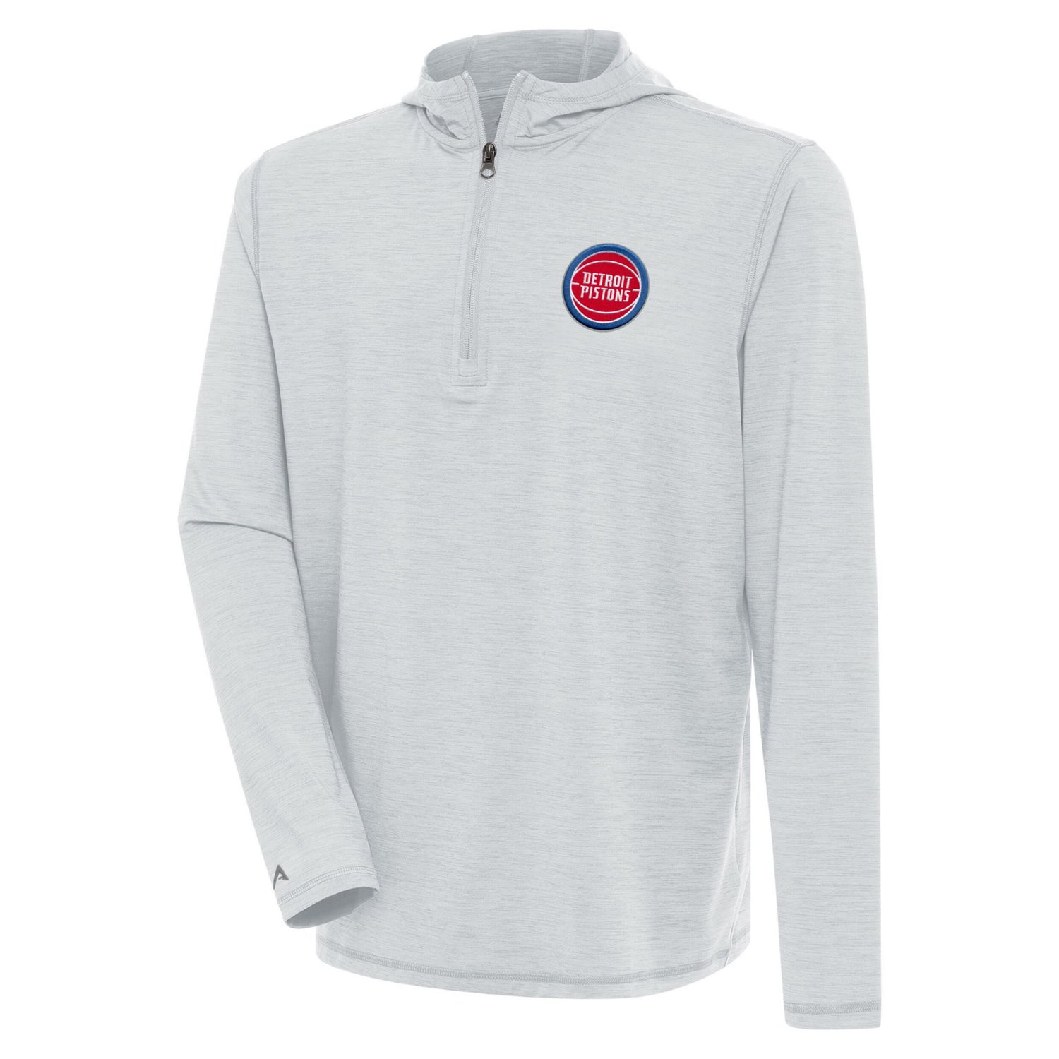 Antigua Detroit Pistons Tidy QuarterZip Lightweight Pullover Top Academy