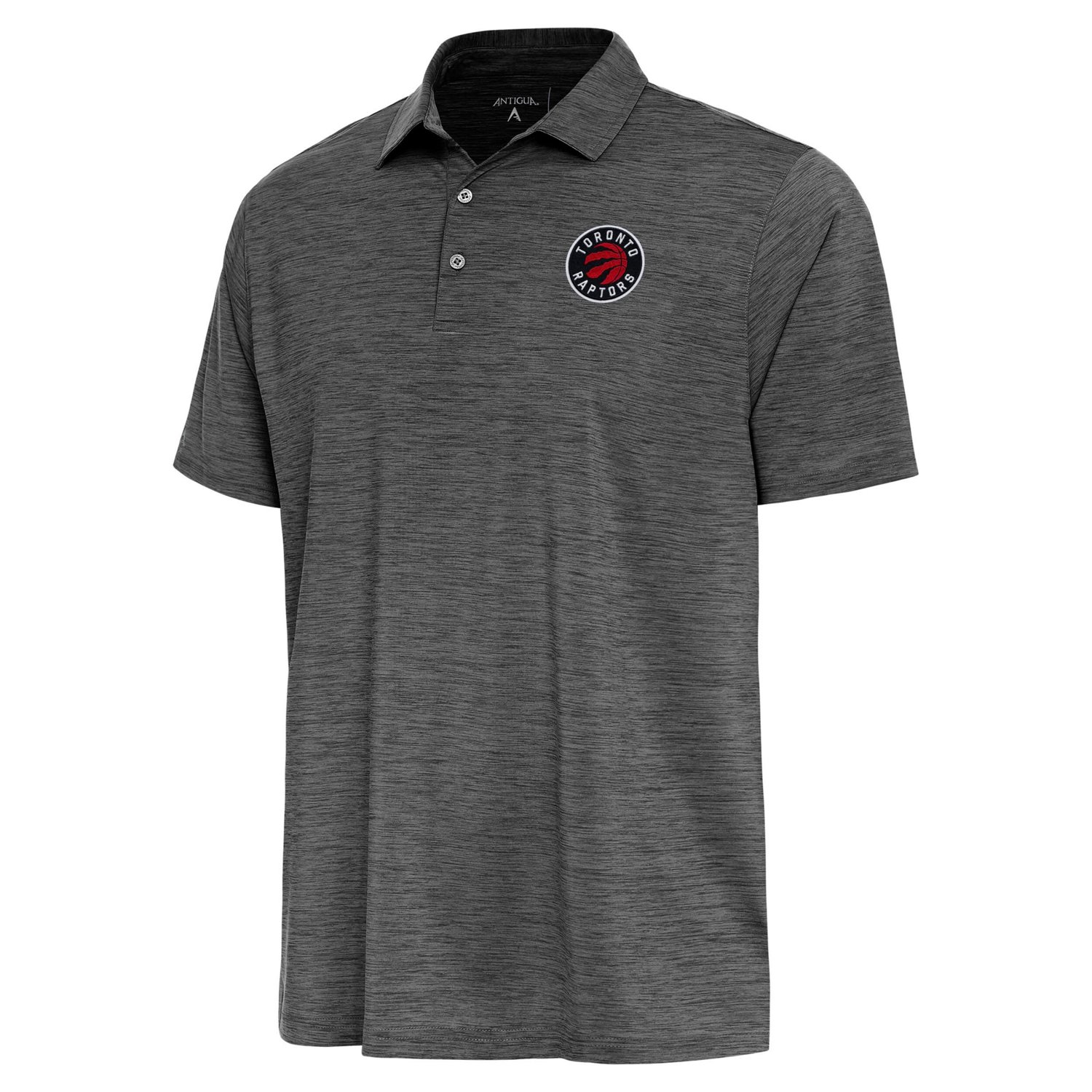 Antigua Heather Toronto Raptors Layout Polo | Academy