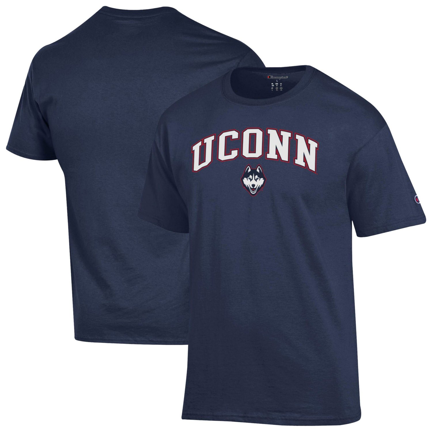 Champion UConn Huskies Arched Logo T-Shirt | Academy