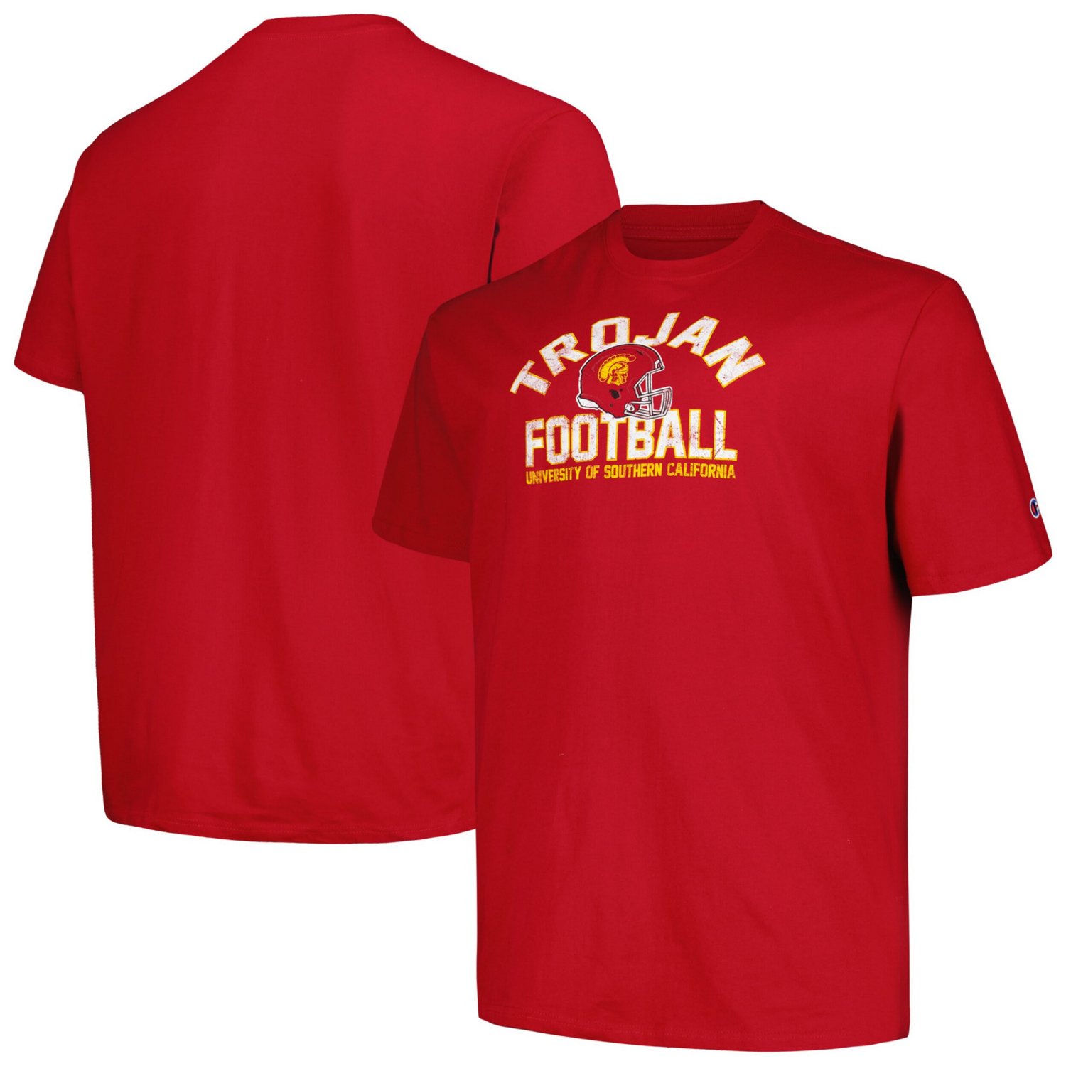 Champion USC Trojans Big Tall Football Helmet T-Shirt | Academy