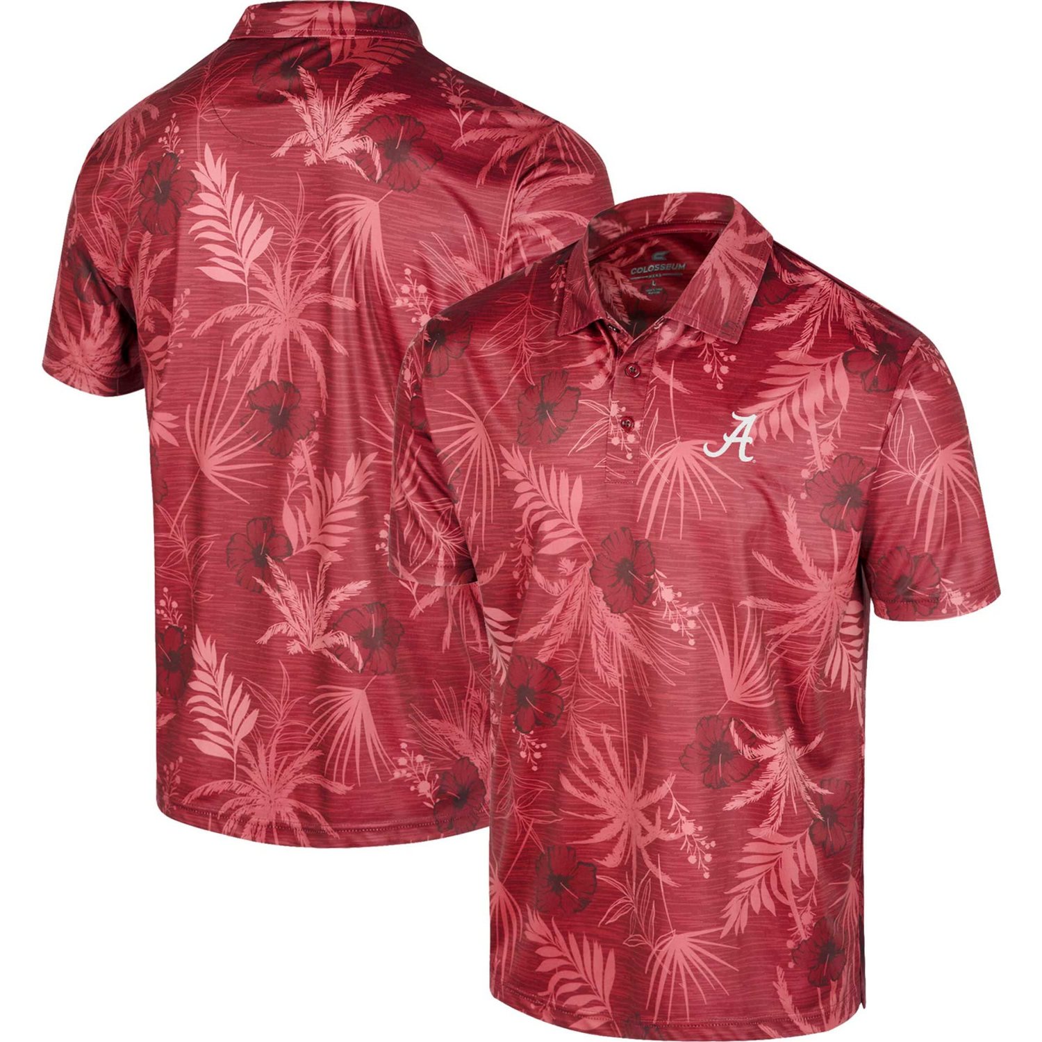 Colosseum Alabama Tide Palms Team Polo | Free Shipping at Academy