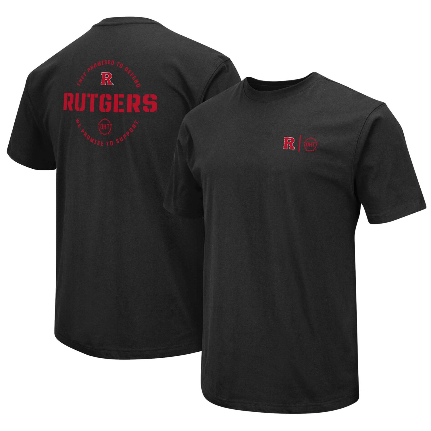 Colosseum Rutgers Scarlet Knights OHT Military Appreciation T-Shirt ...