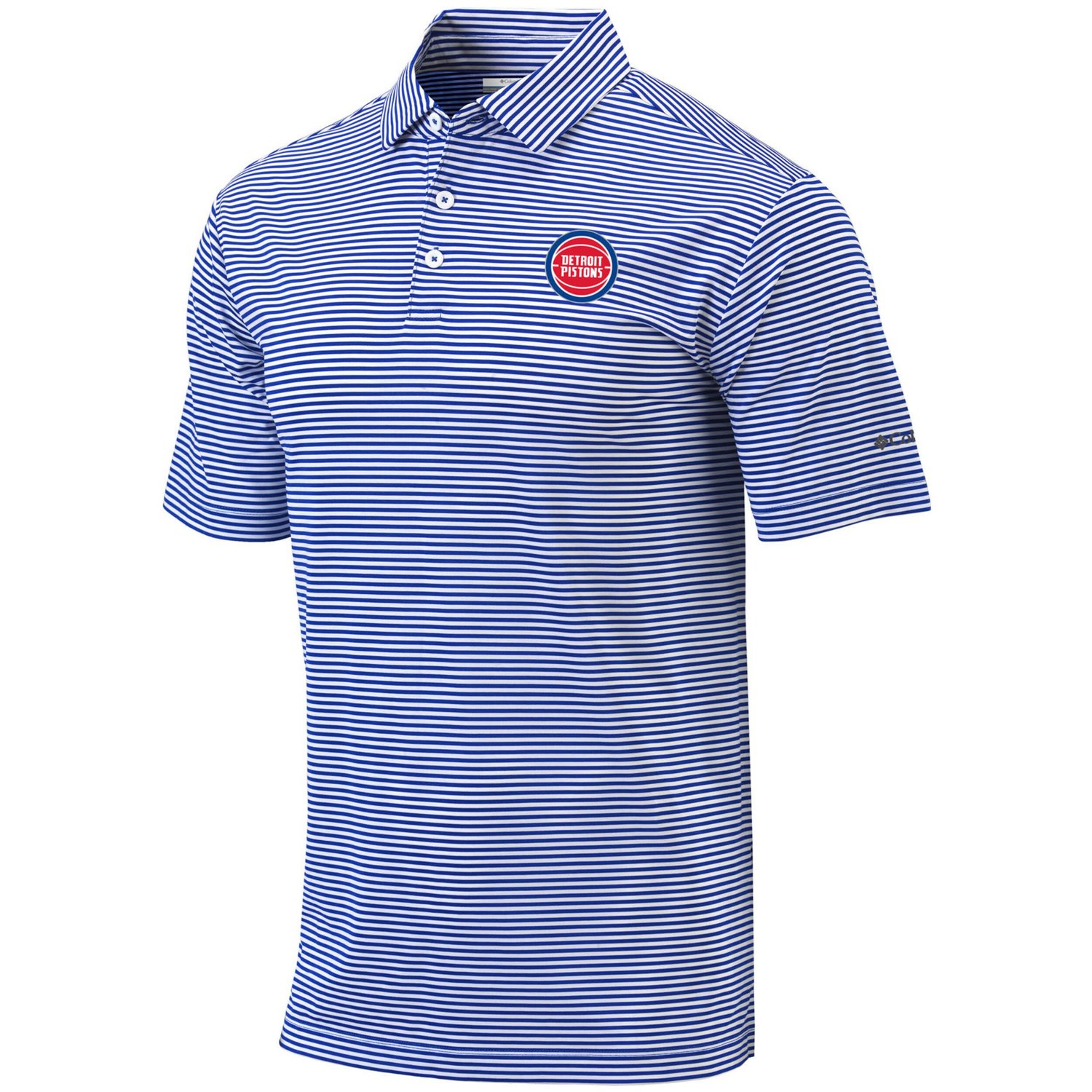 Columbia Detroit Pistons Golf Club Invite Omni-Wick Polo | Academy