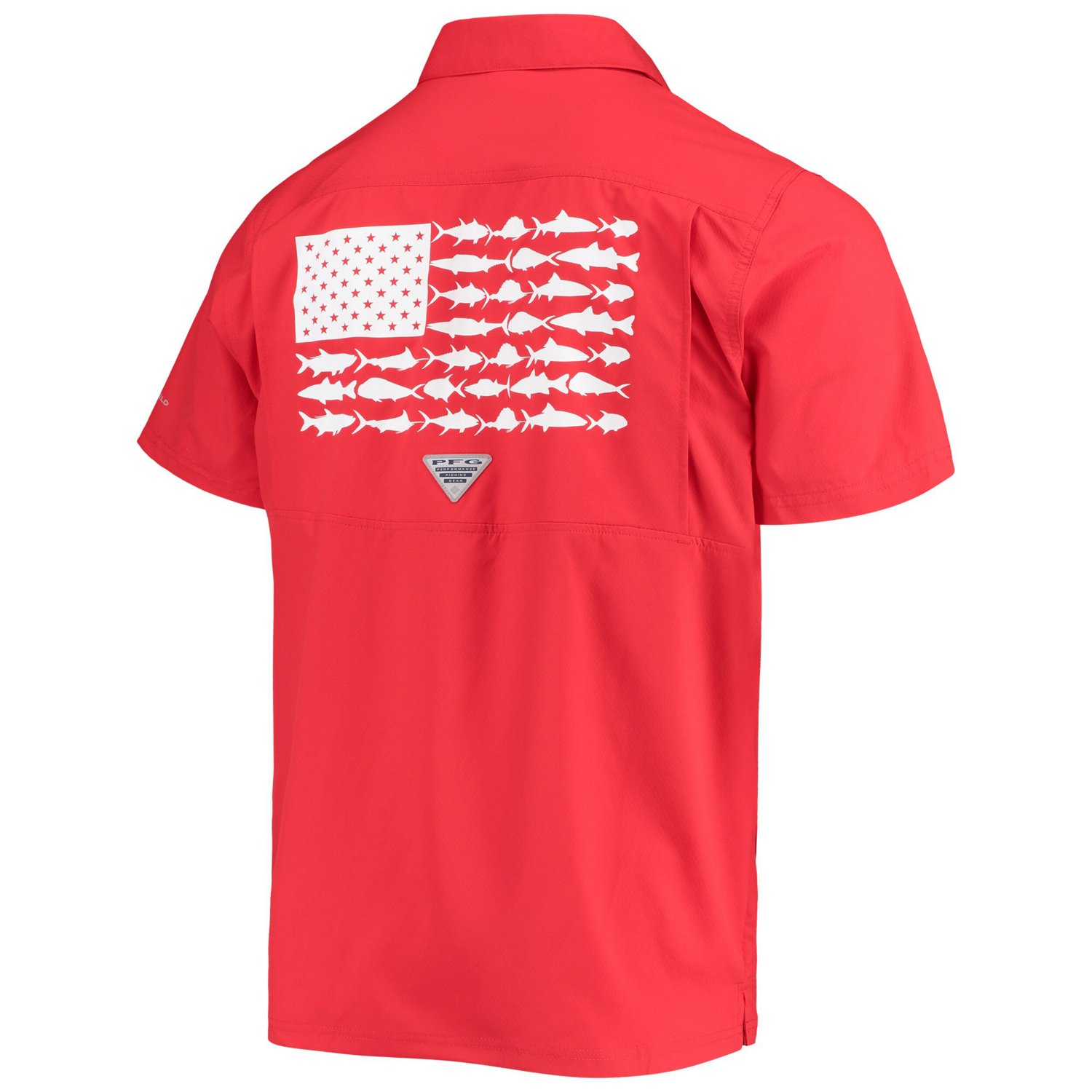 Columbia PFG Nebraska Huskers Slack Tide Camp Button-Up Shirt | Academy