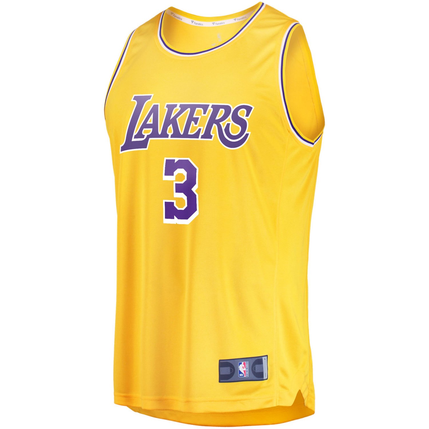 Fanatics Branded Anthony Davis Los Angeles Lakers Fast Break Replica ...