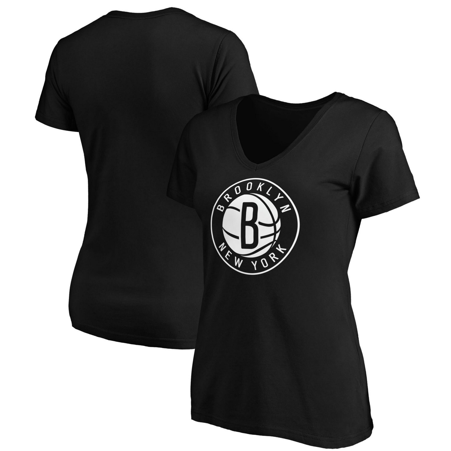 Fanatics Branded Brooklyn Nets Primary Logo Team V-Neck T-Shirt | Academy