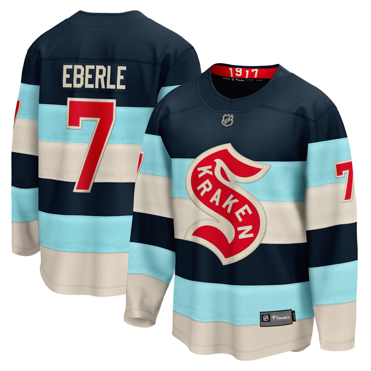 Fanatics Branded Jordan Eberle Deep Sea Seattle Kraken 2024 NHL Winter