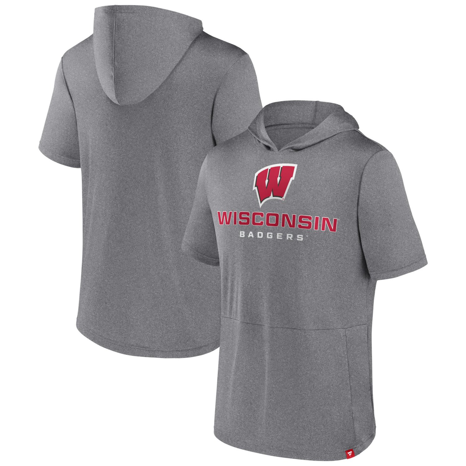 Fanatics Branded Wisconsin Badgers Modern Stack Hoodie TShirt Academy