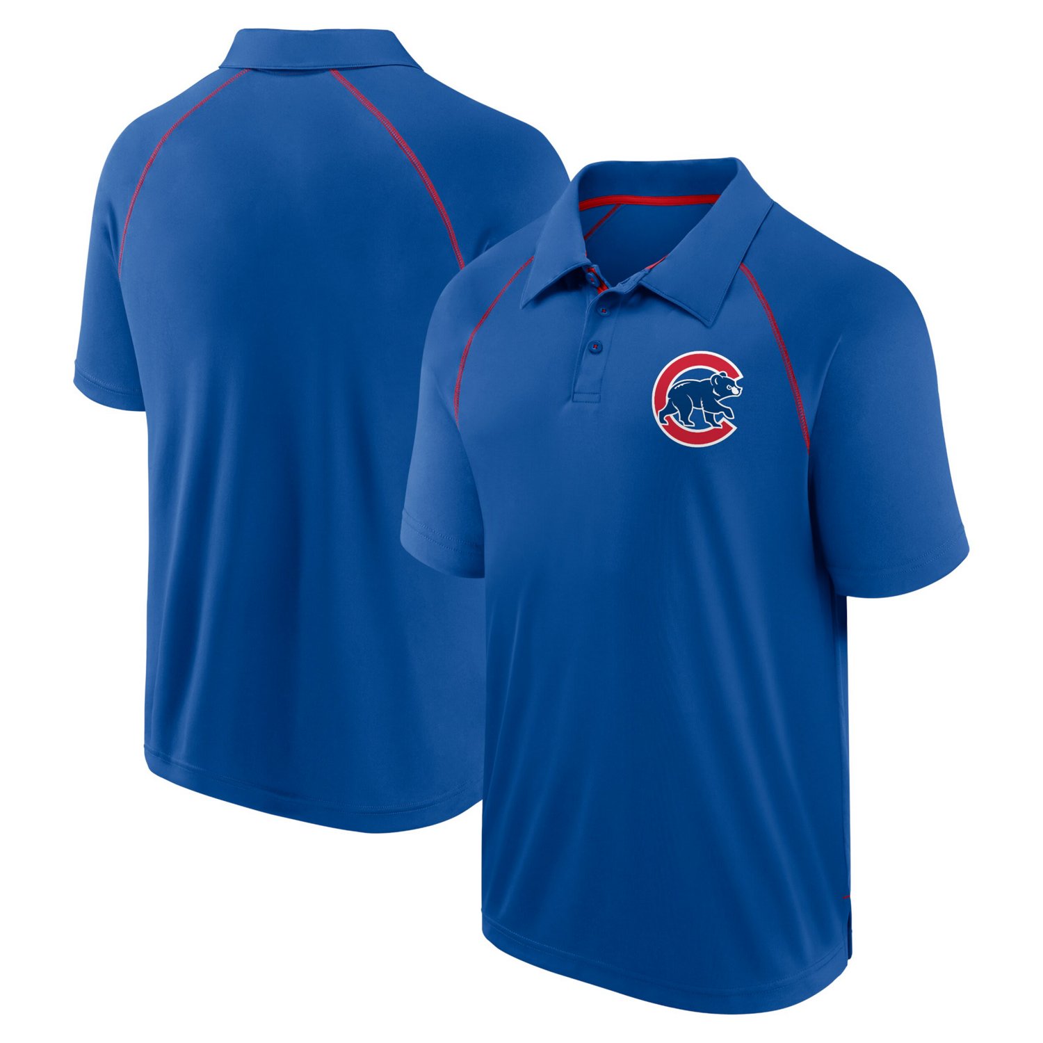 Fanatics Chicago Cubs Strong Alone Raglan Polo | Academy