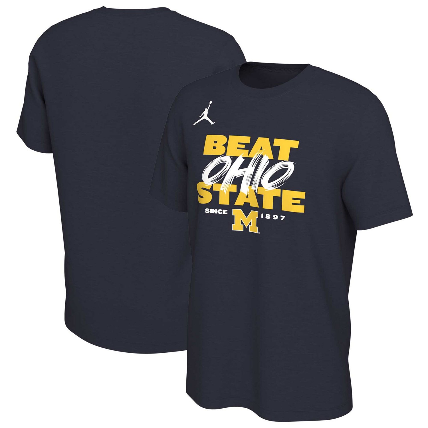 Jordan Brand Michigan Wolverines Michigan-ohio State Rivalry T-shirt 