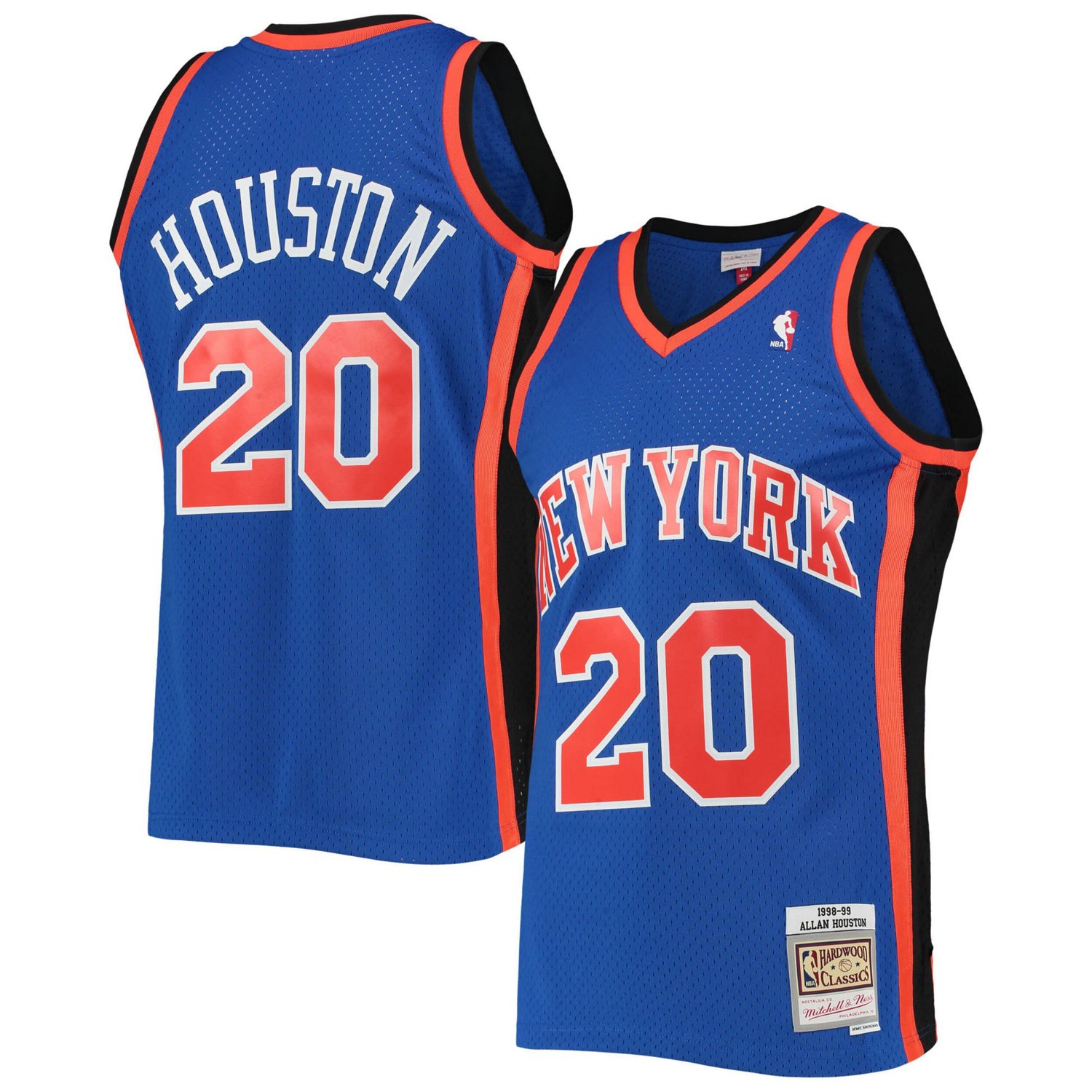 Mitchell Ness Allan Houston New York Knicks Hardwood Classics Swingman ...