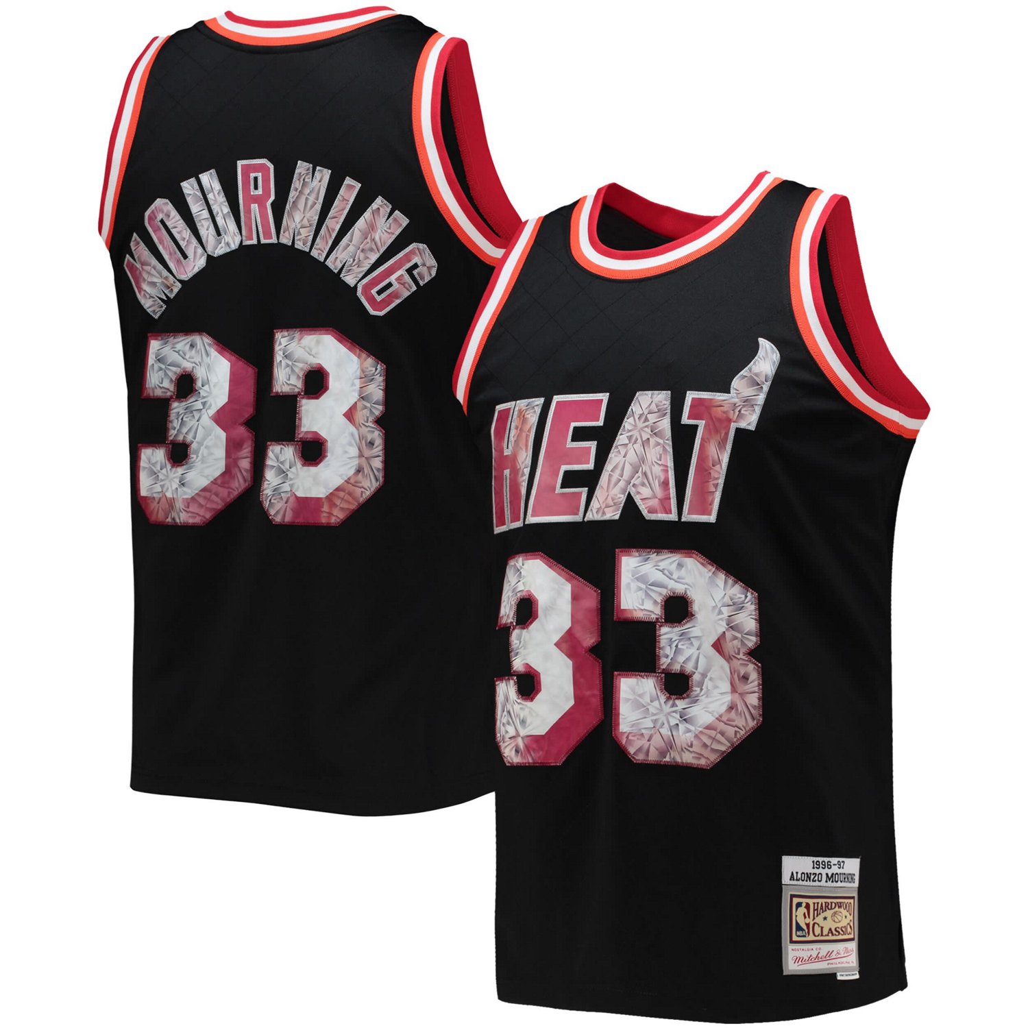 Mitchell Ness Alonzo Mourning Miami Heat 1996/97 Hardwood Classics NBA ...