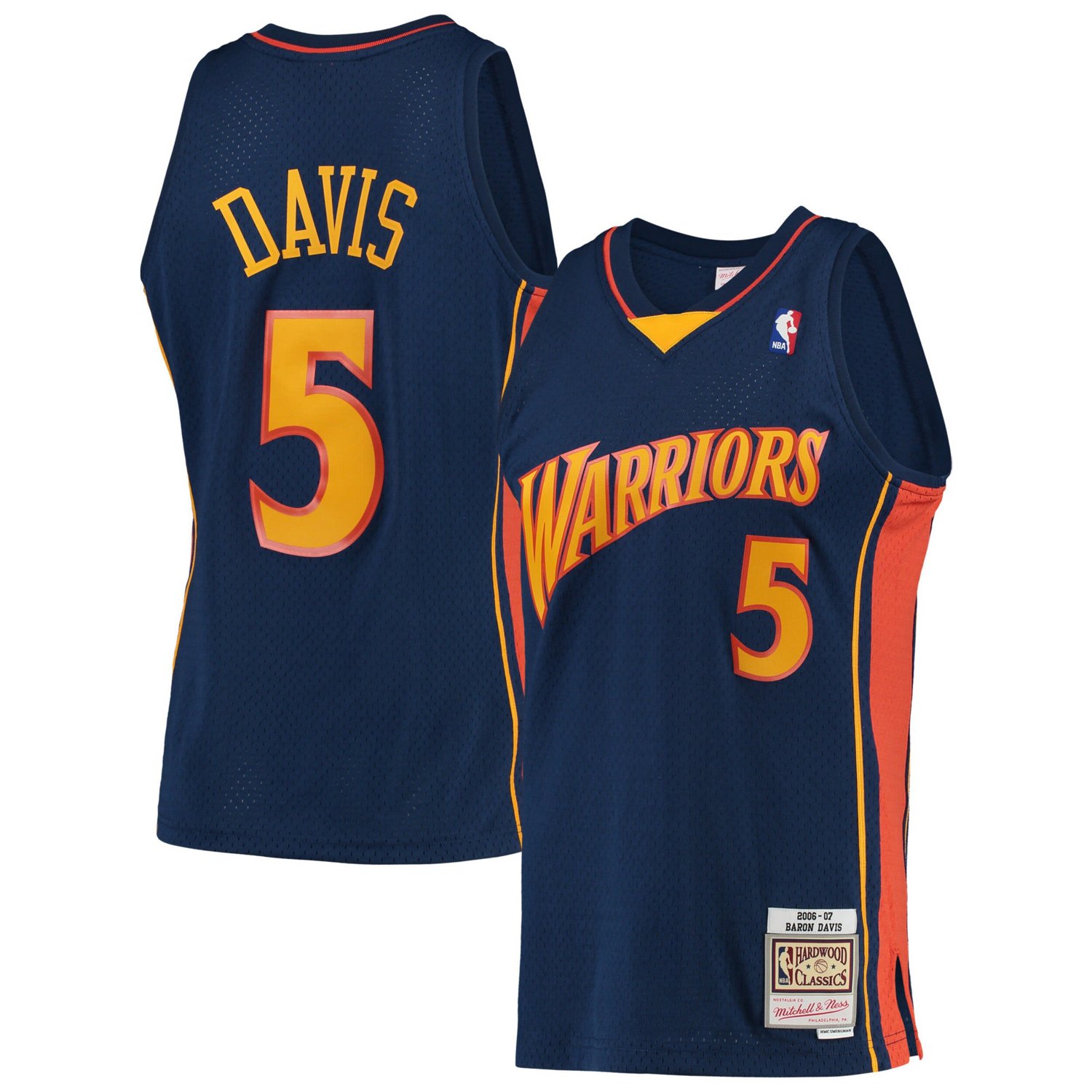 Mitchell Ness Baron Davis Golden State Warriors 2006/07 Hardwood ...