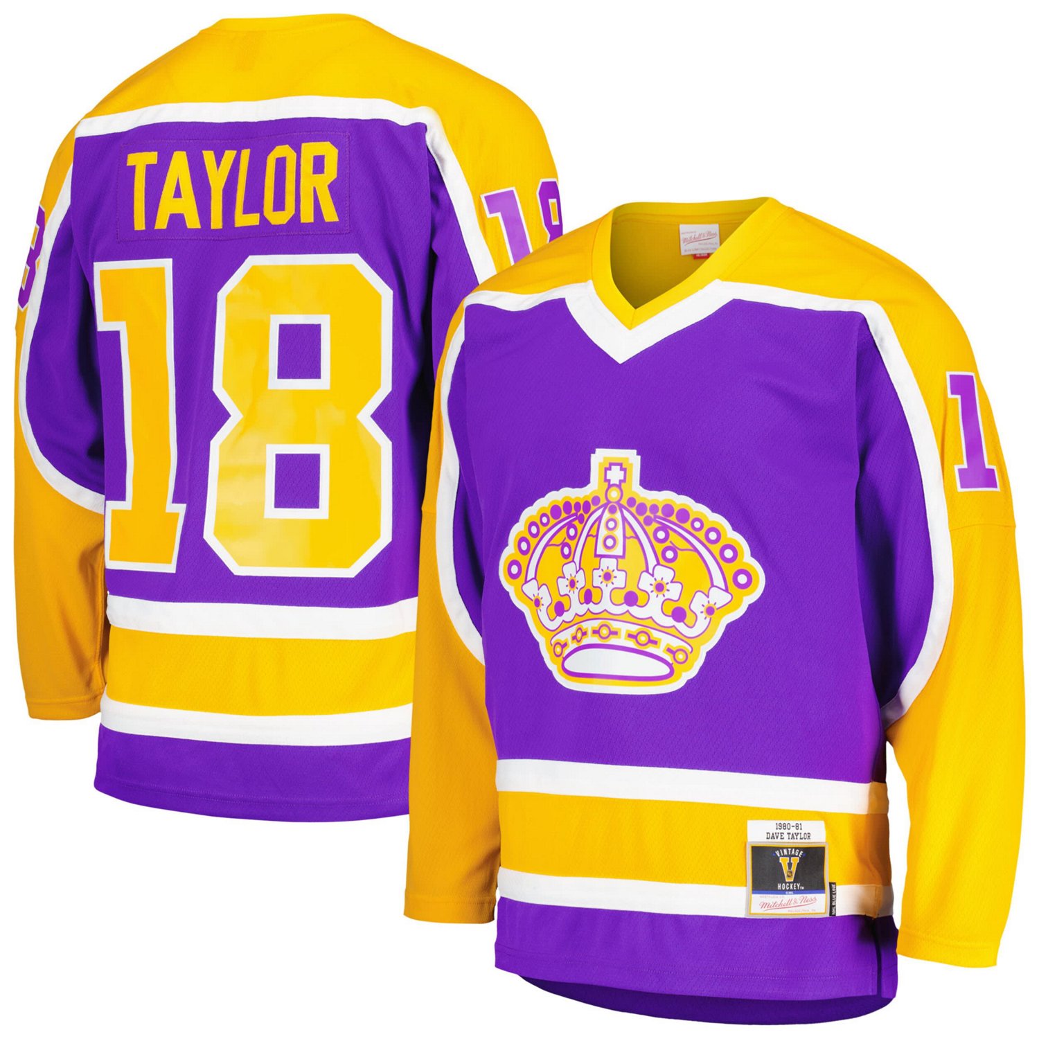 Mitchell Ness Dave Taylor Los Angeles Kings 1980 81 Blue Line Player 